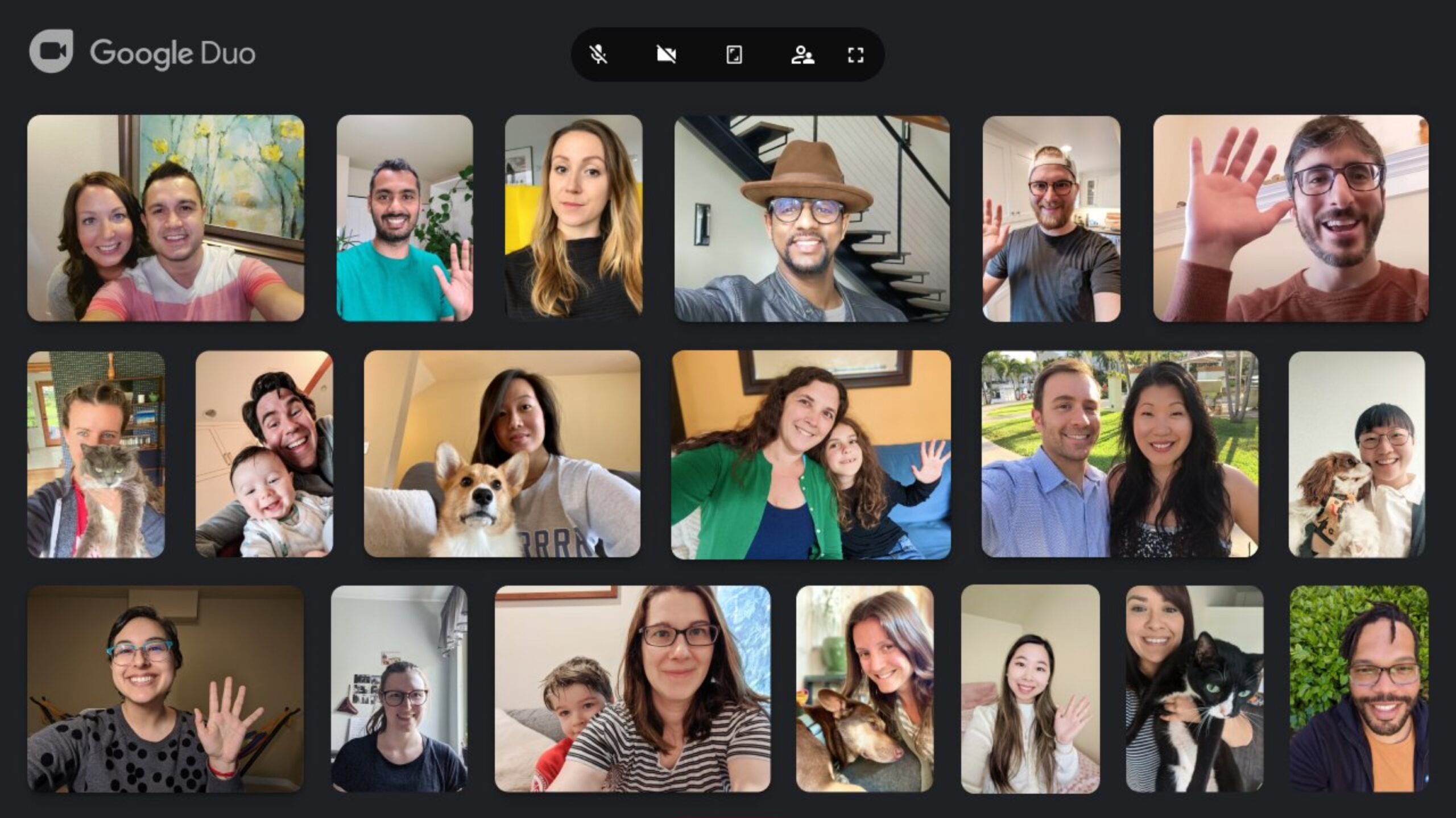 Google Duo now supports group video calls with up to 32 participants on the web