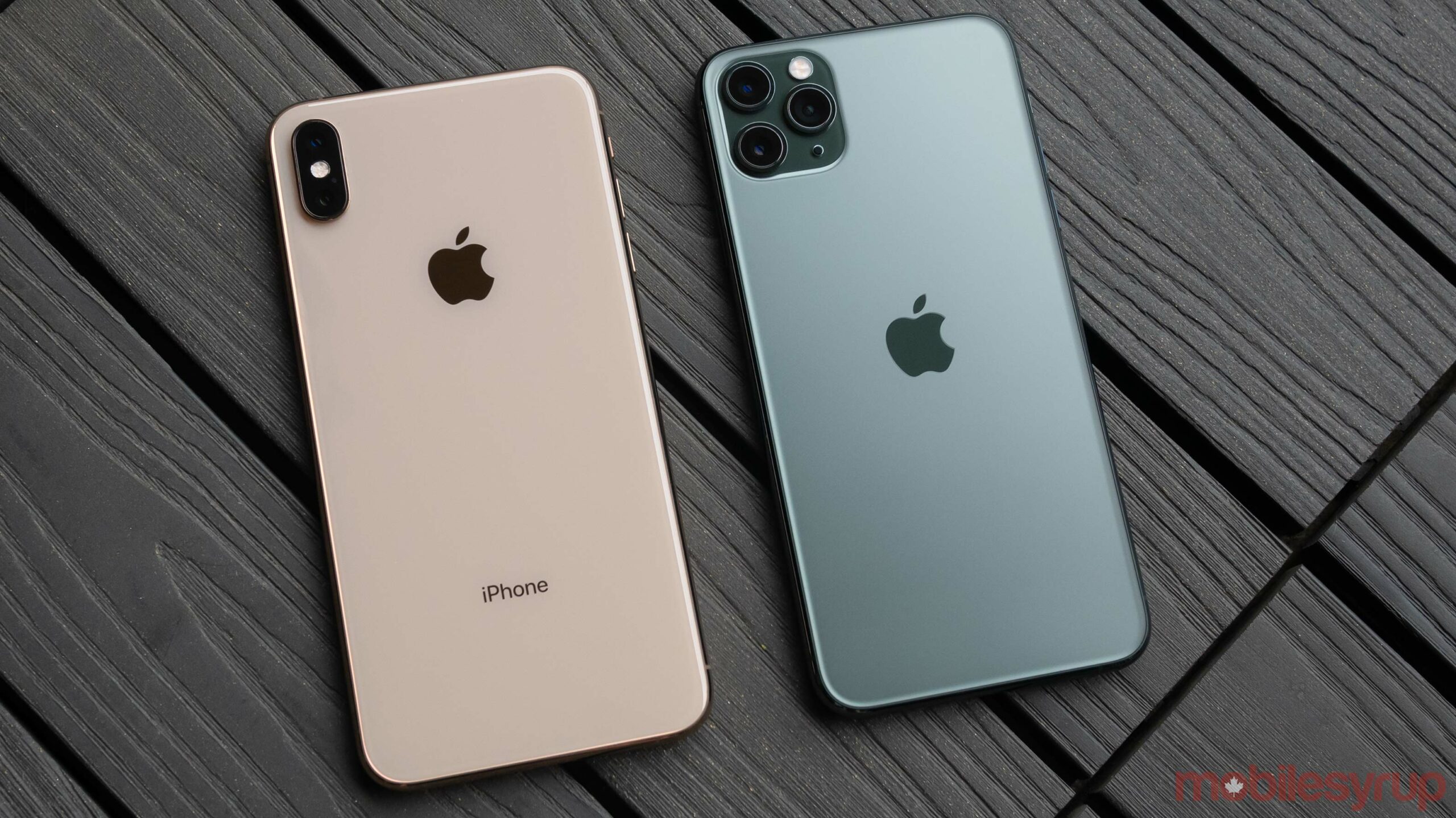 iPhone 11 Pro Max and iPhone XS Max