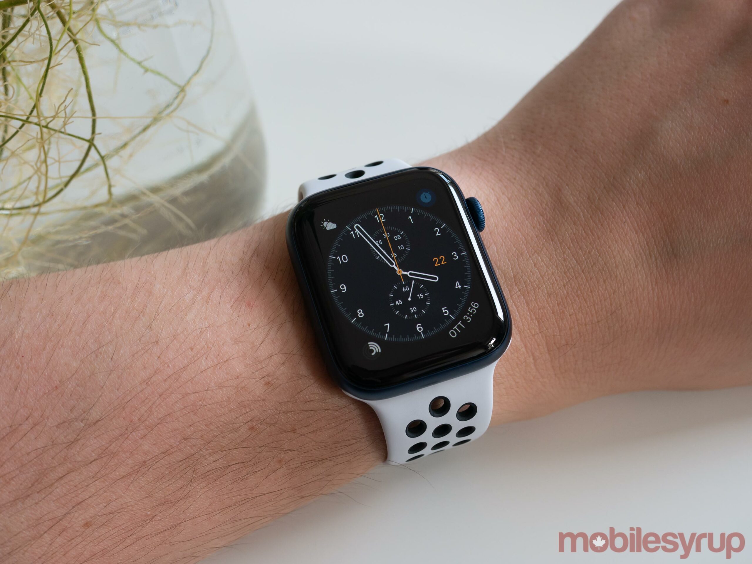 Apple Watch Series 6 on wrist