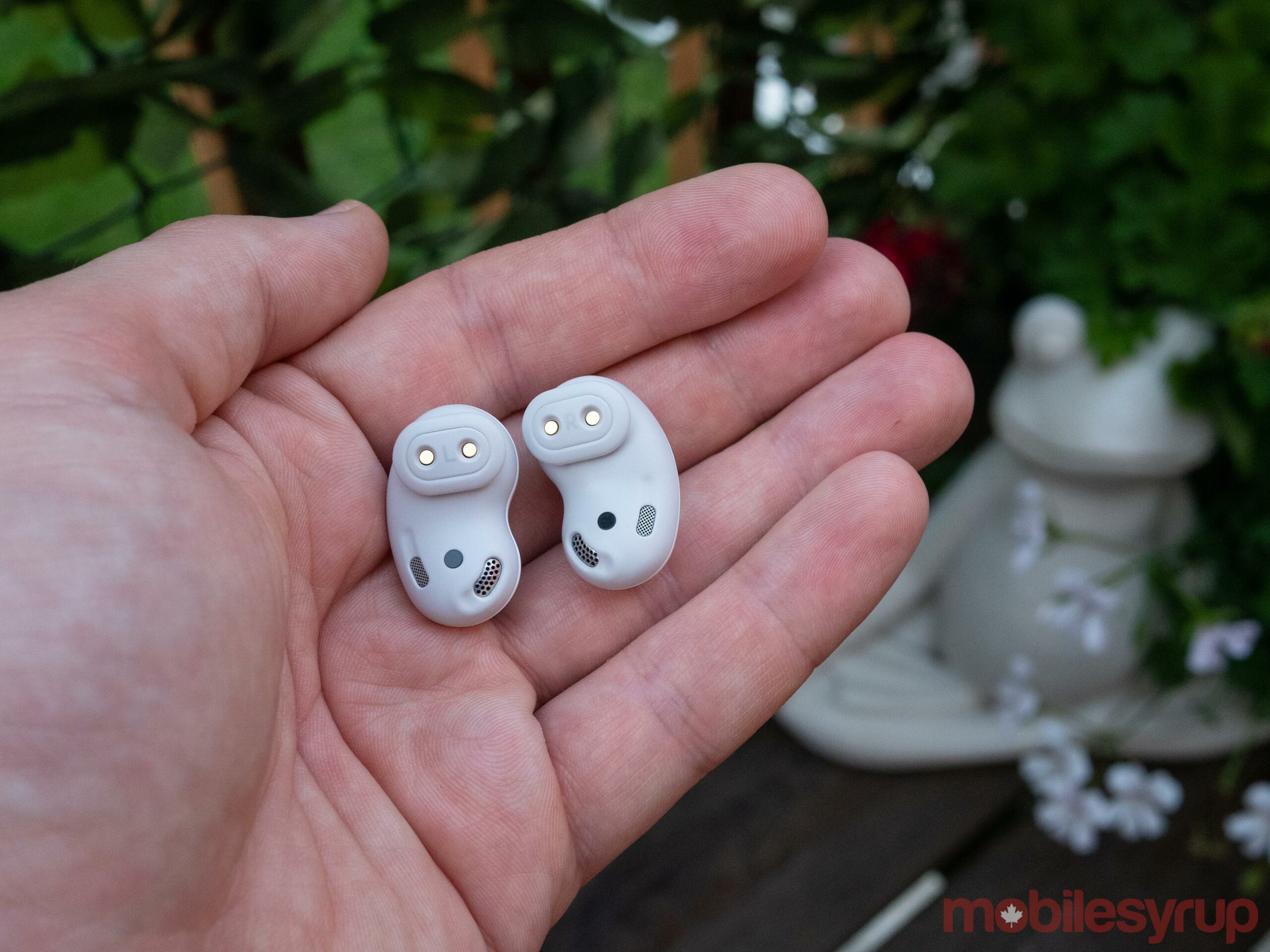 Back of Galaxy Buds Live 