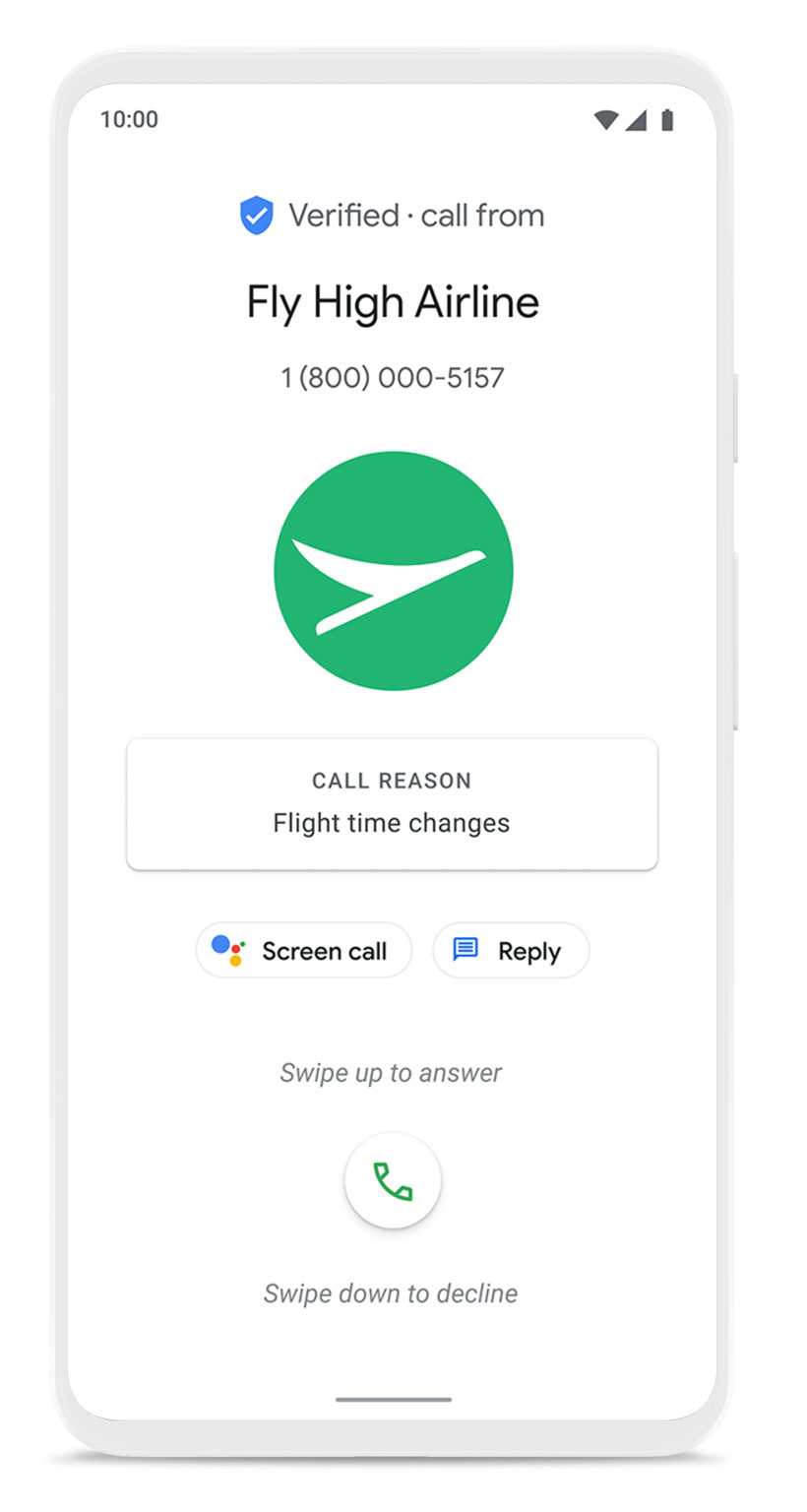 Google Phone Verfiied Calls