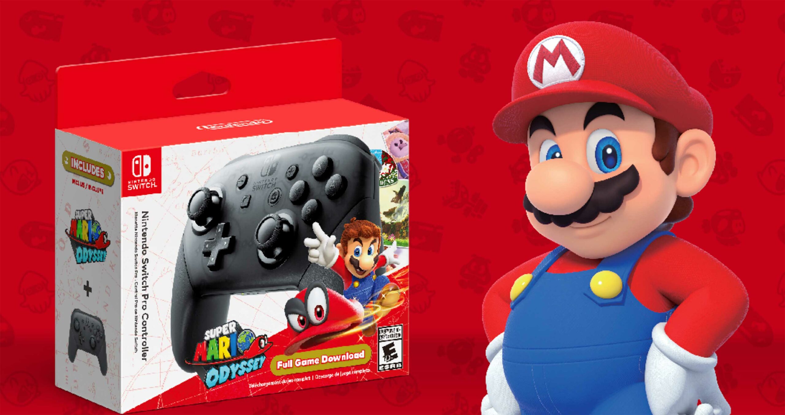 Nintendo Switch Pro Controller Super Mario Odyssey
