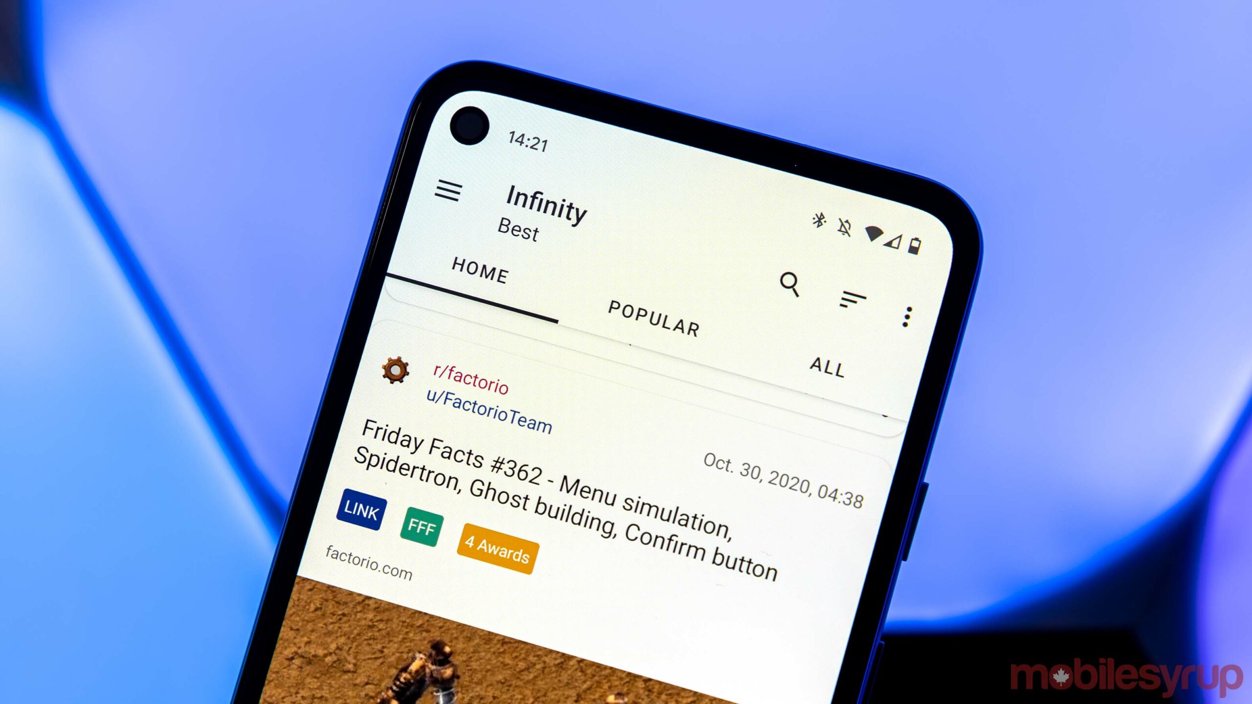 Infinity is a great open-source option for browsing Reddit on Android