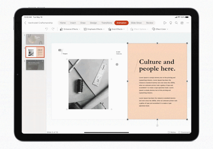 Powerpoint for iPad 
