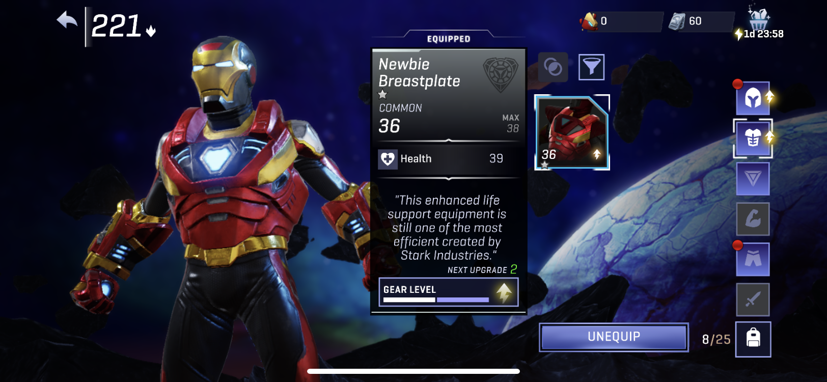 Marvel Realm of Champions Iron Legionnaire