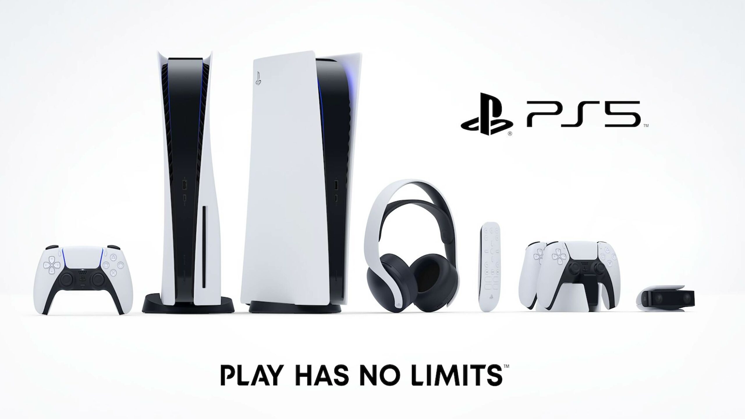 PS5 console and accessories