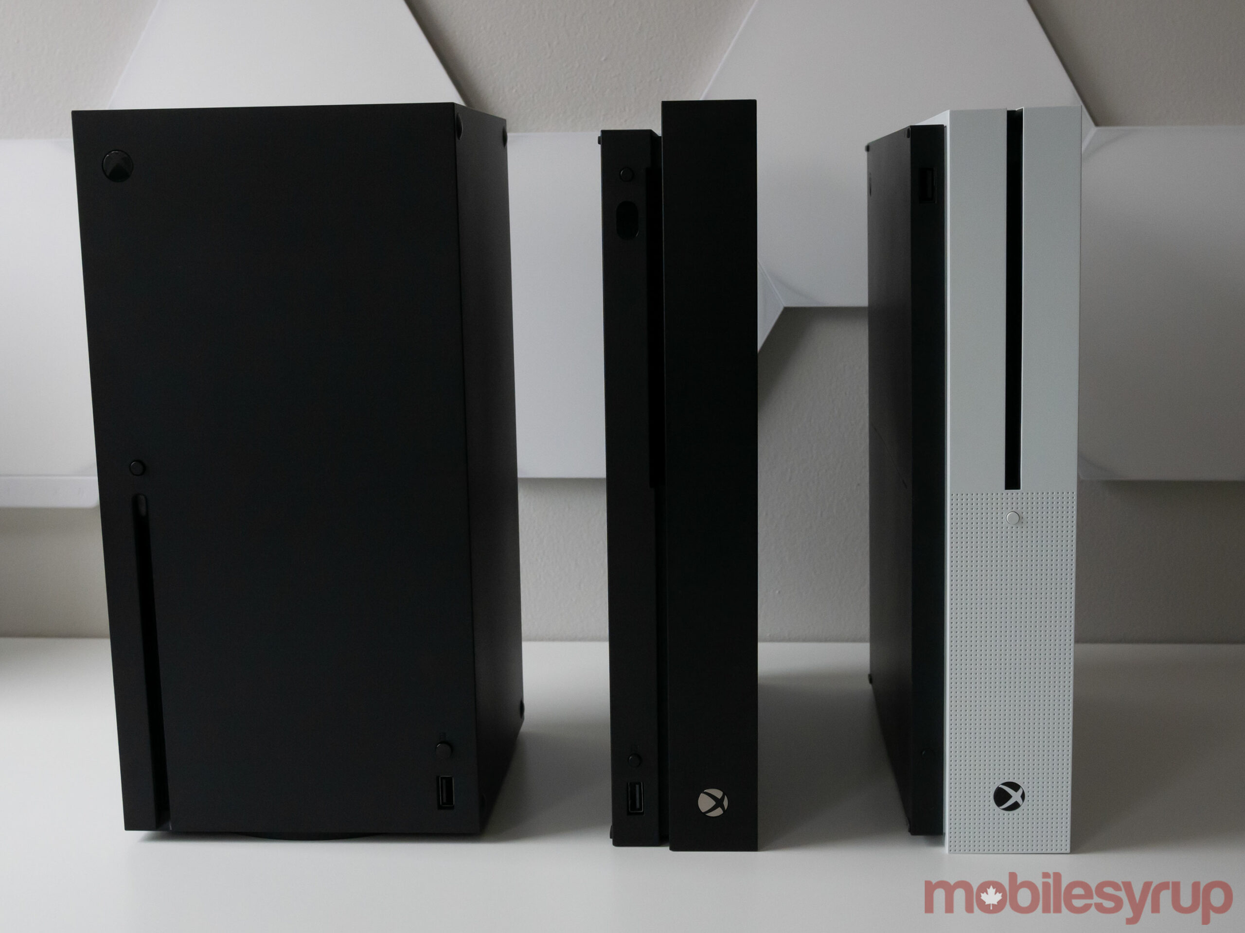 Xbox Series X, Xbox One X and Xbox One X