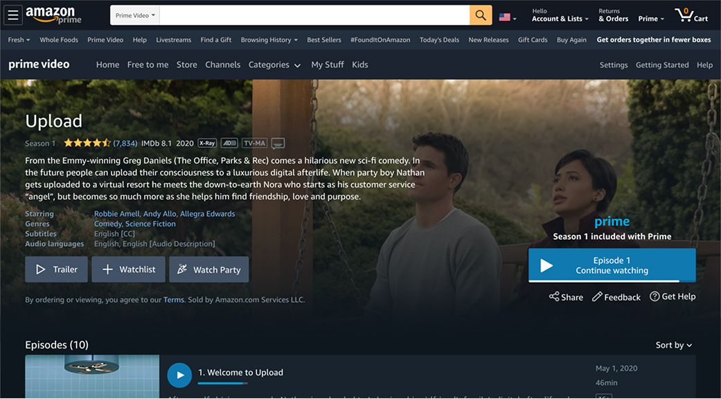 Prime Video adds 'Watch Party' feature for streaming with