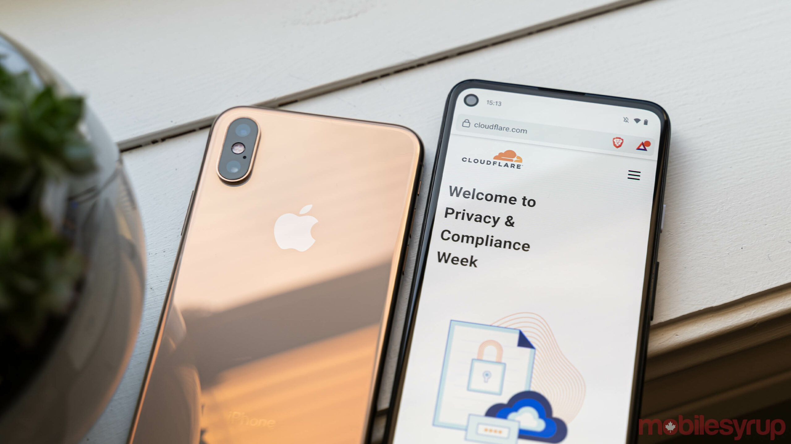 iPhone and Cloudflare website