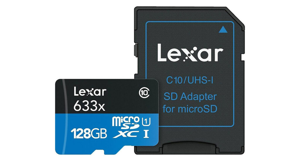 Lexar 128GB Micro SDXC High Speed Memory Card
