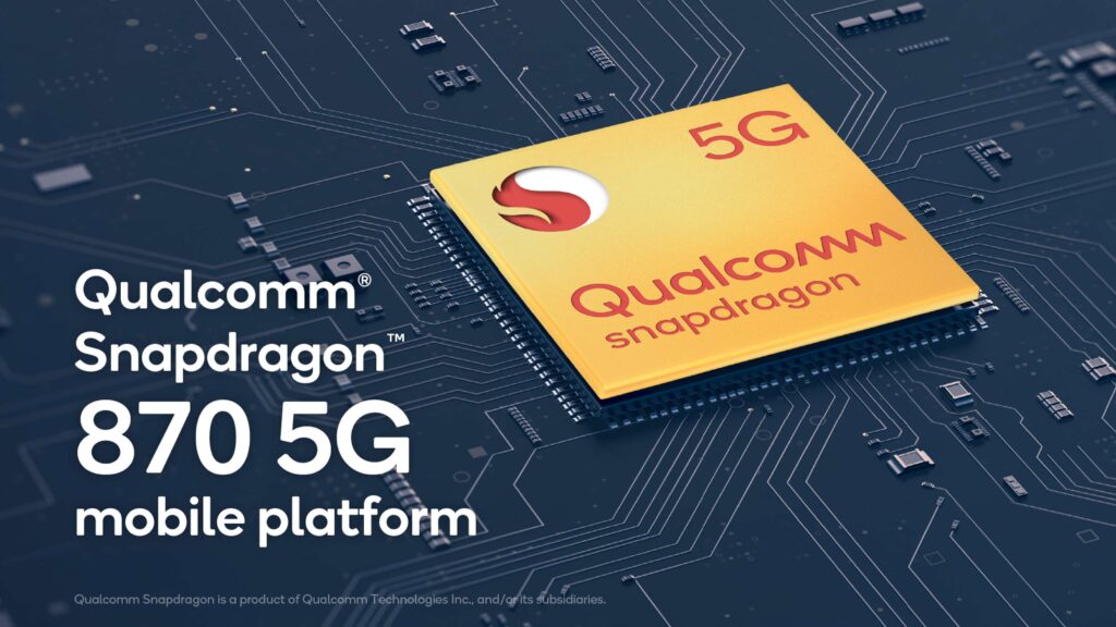 Qualcomm ha annunciato lo Snapdragon 870 5G, che è una versione più veloce di 865 e 865 Plus