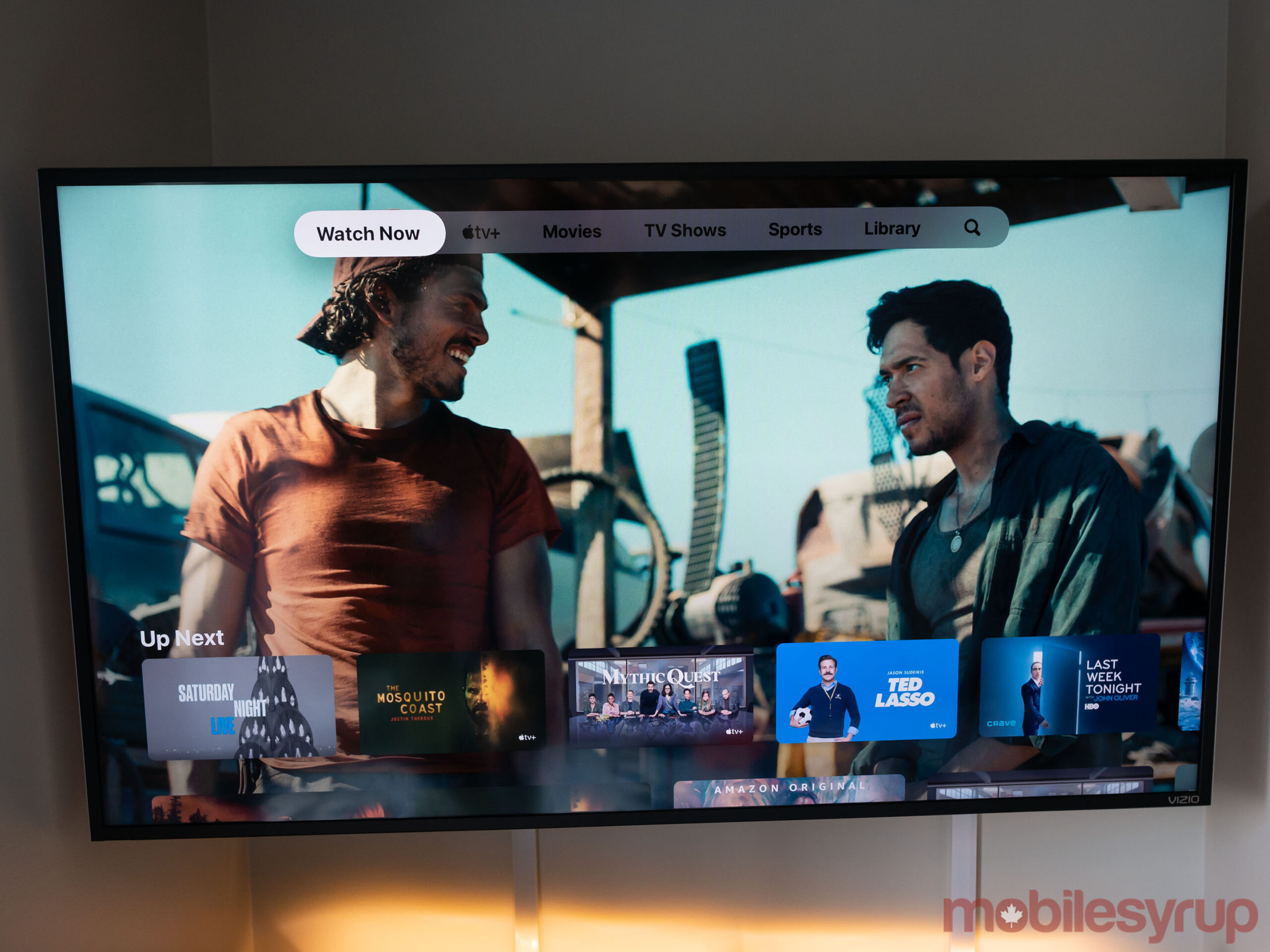 Apple TV 4K 2021 running Apple TV+