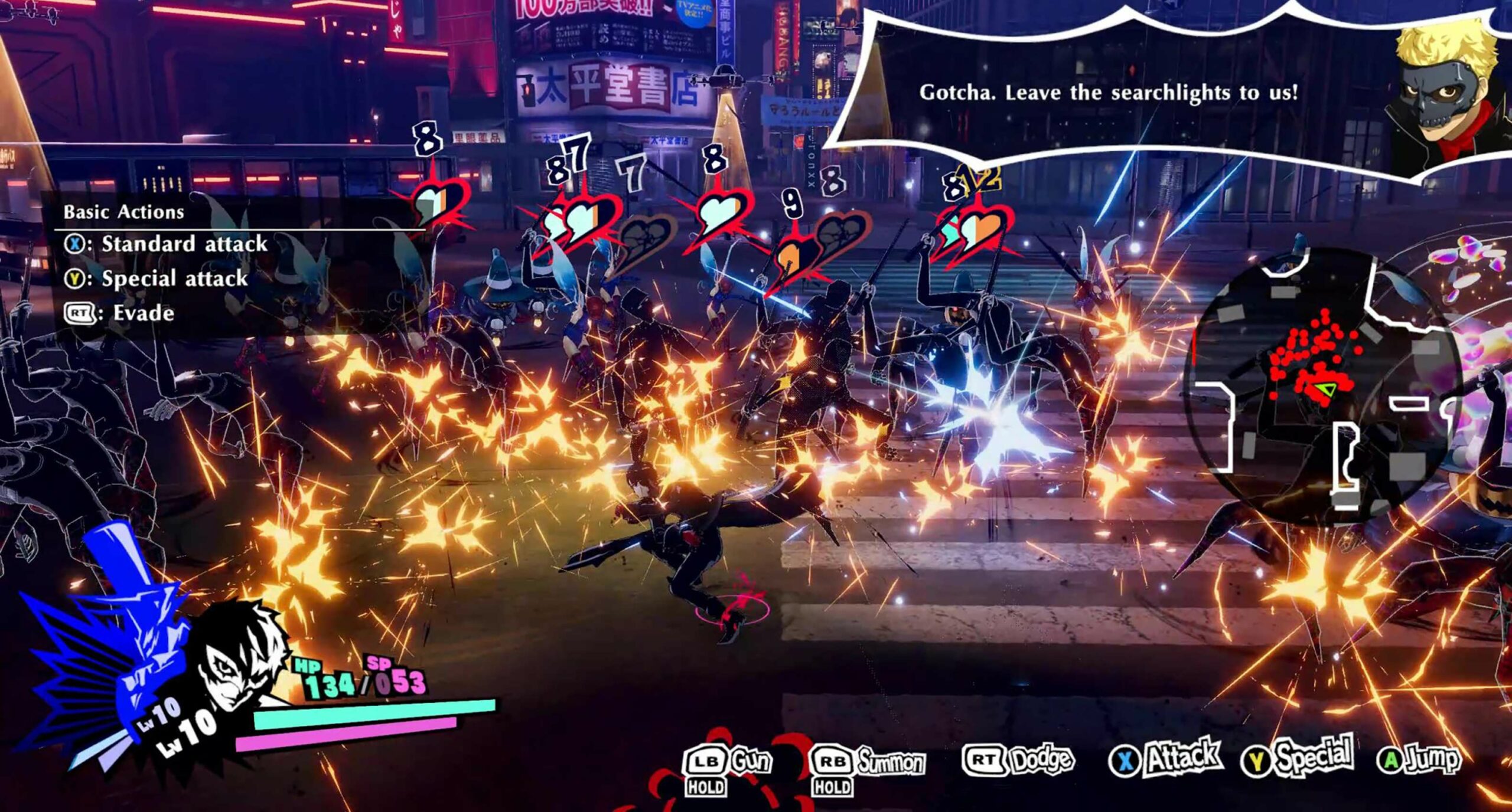 Persona 5 Strikers gameplay