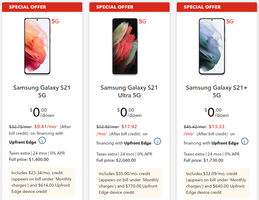Rogers Samsung Galaxy S21 Series Deal