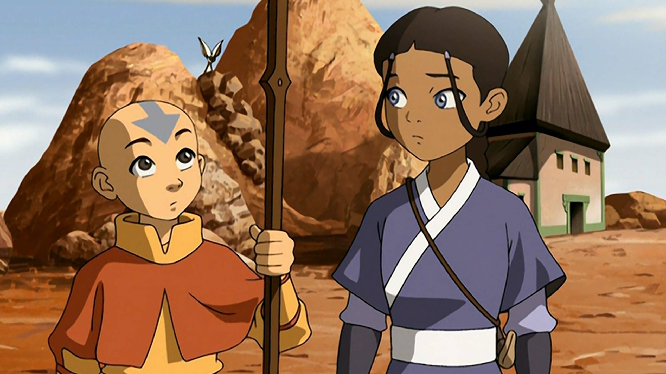 Avatar: The Last Airbender Aang and Katara.