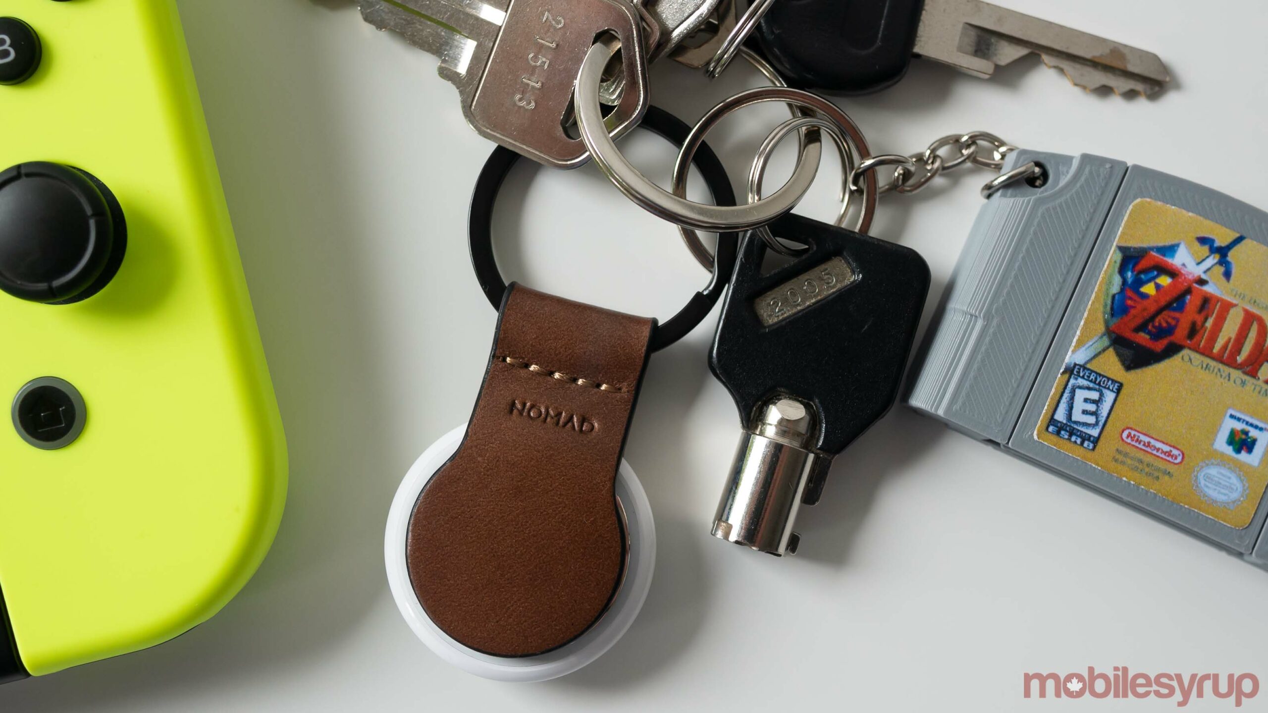 Nomad&#39;s Leather Loop AirTag case is a solid alternative to Apple&#39;s Key Ring  - My Droll