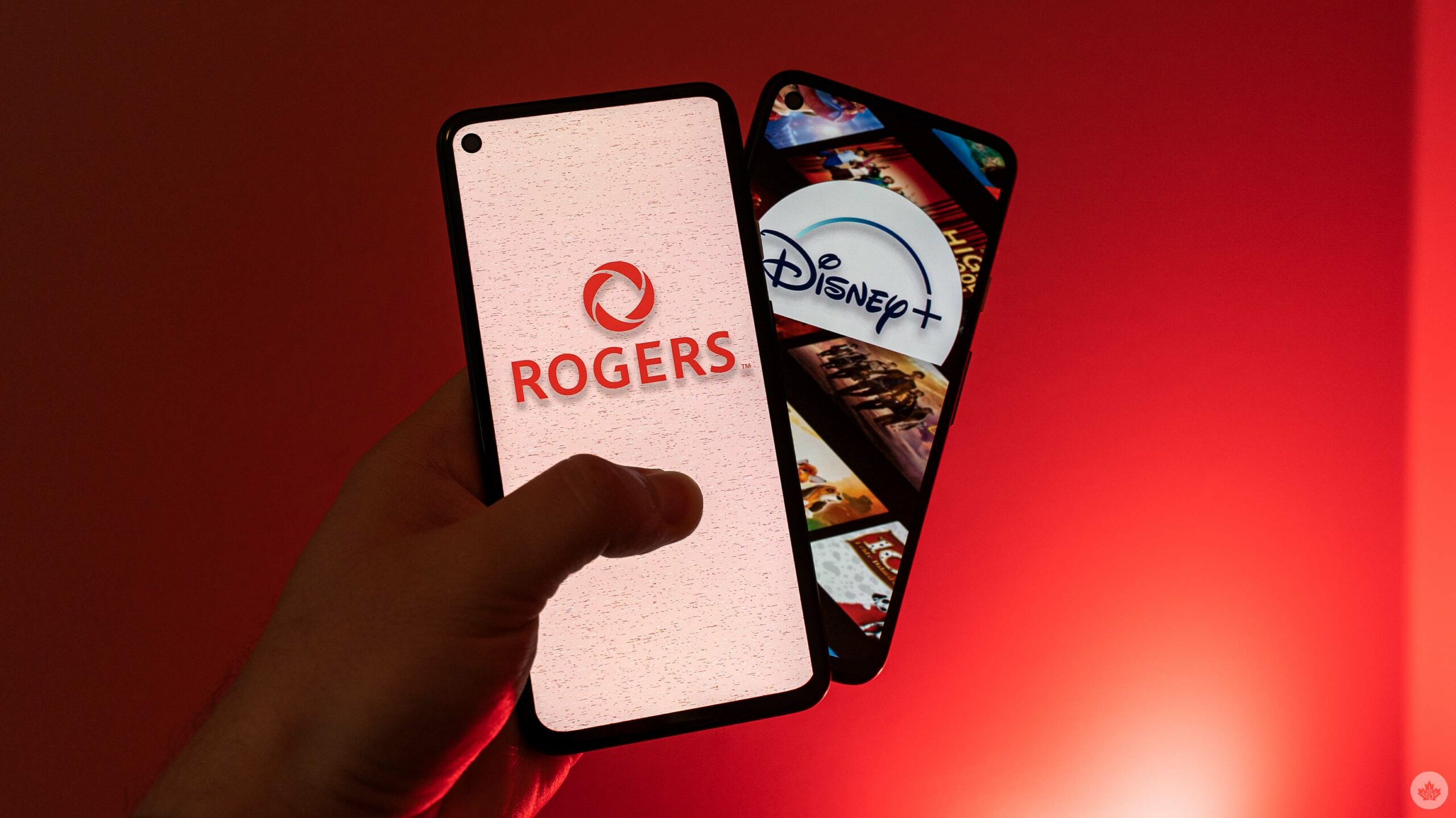 Rogers and Disney+ logos