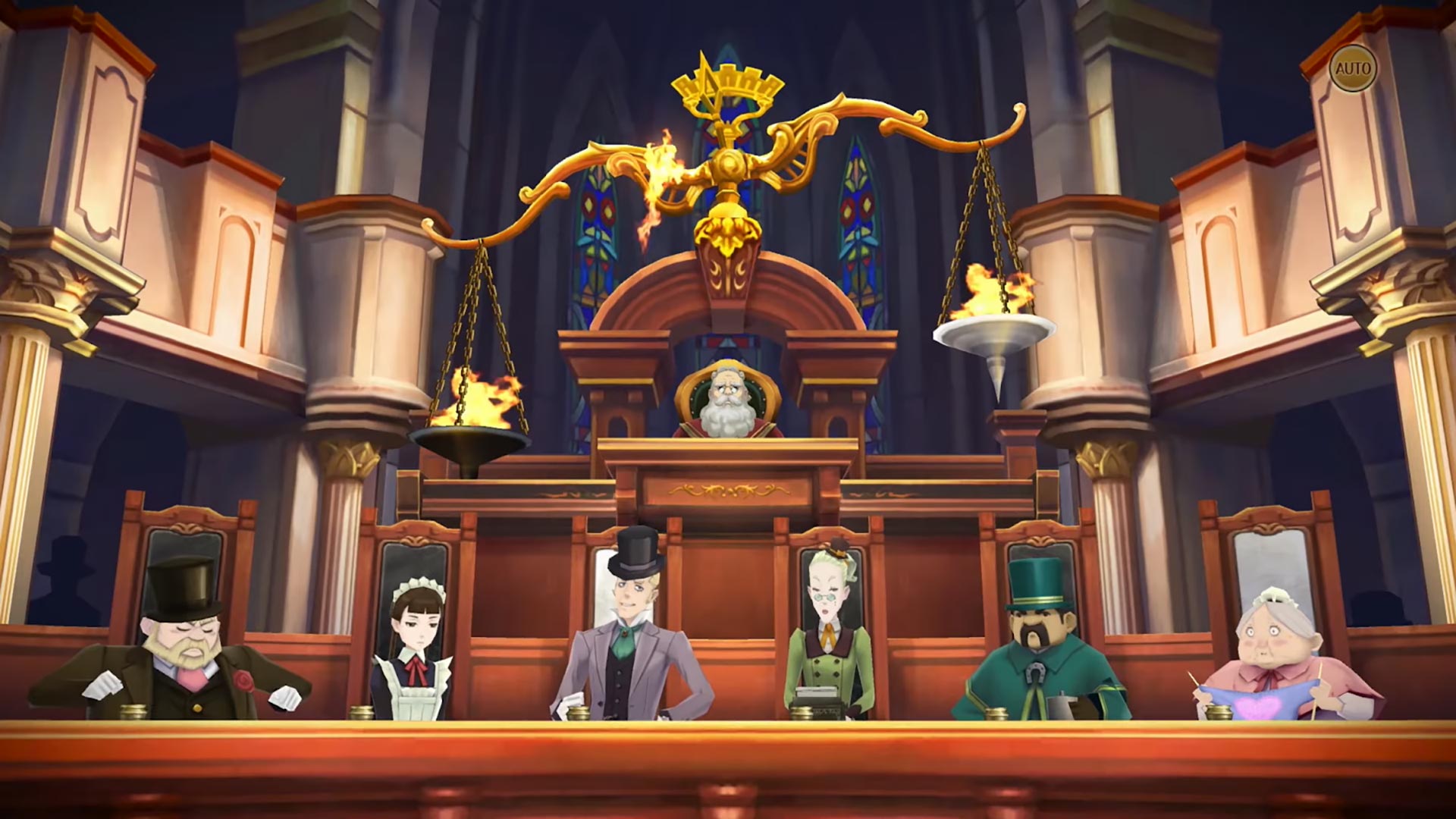 The Great Ace Attorney Chronicles jury