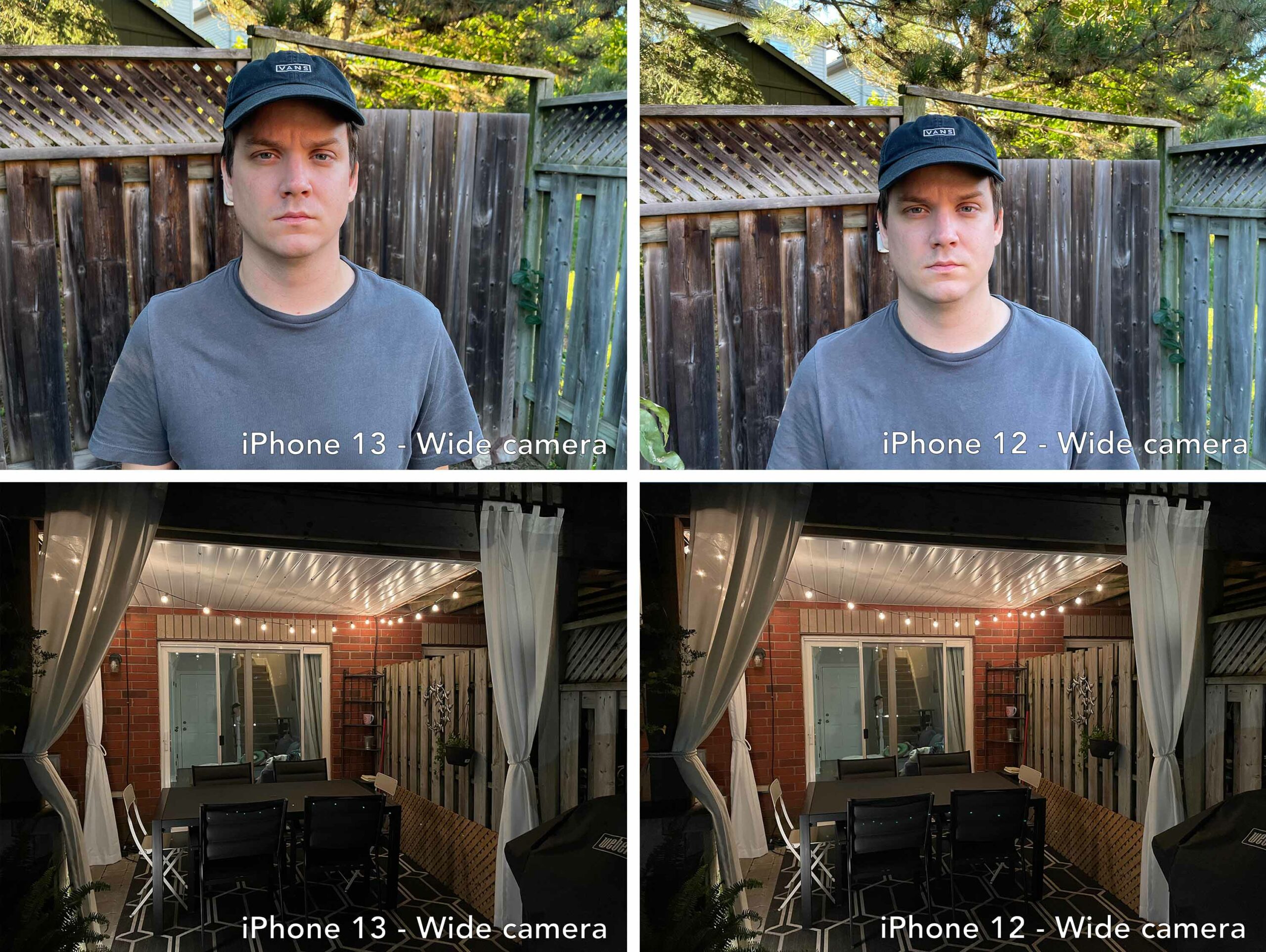 iPhone 13 vs iPhone 12 camera 