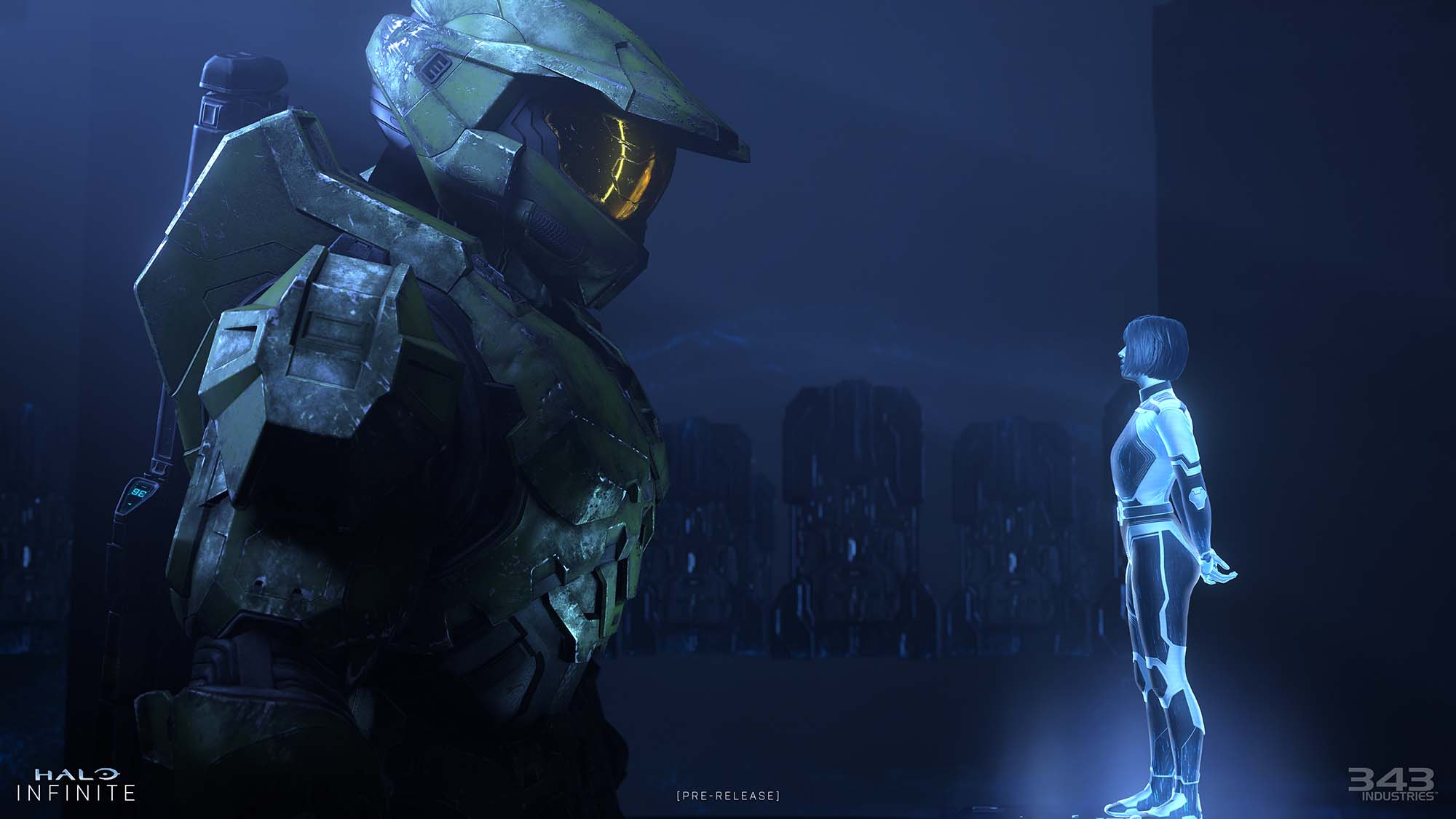 Halo Infinite Chief with Weapon
