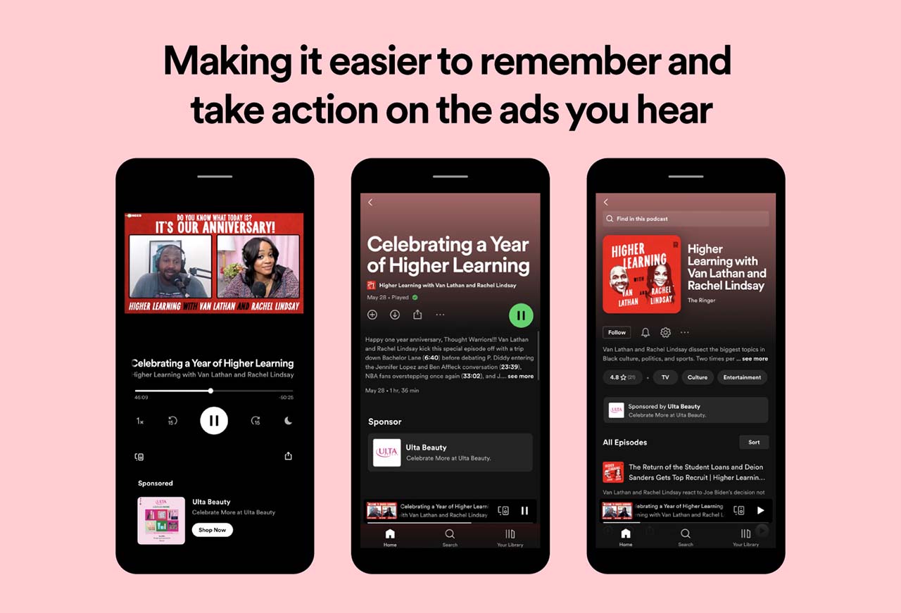 Spotify Call To Action Ads