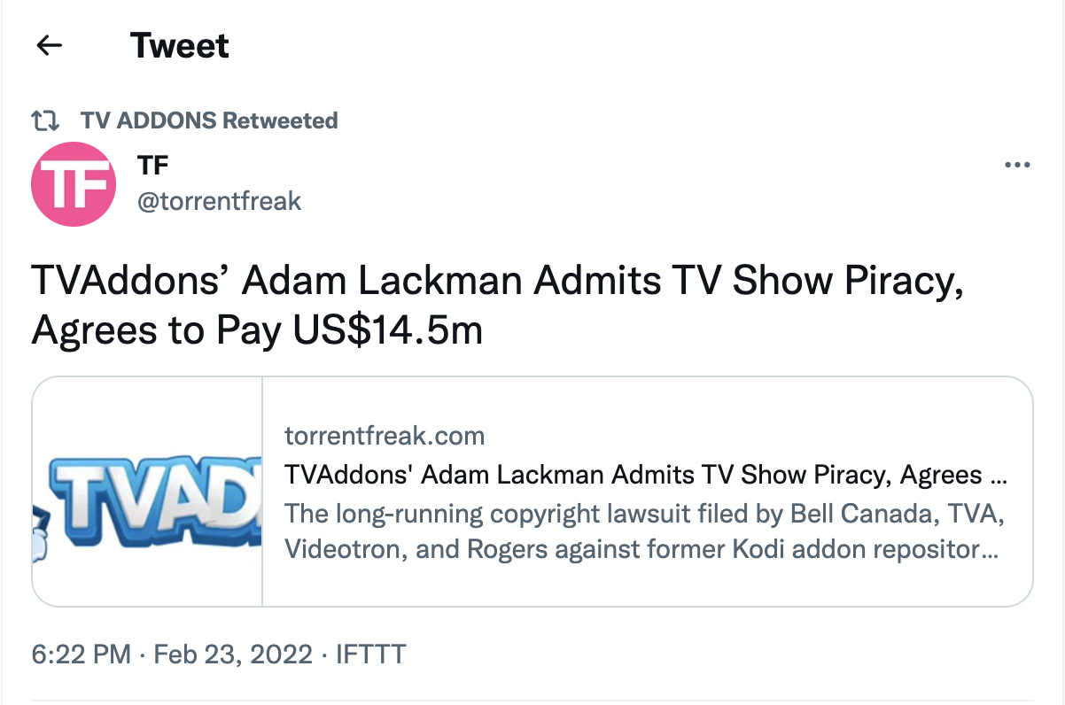 Adam Lackman TVAddons
