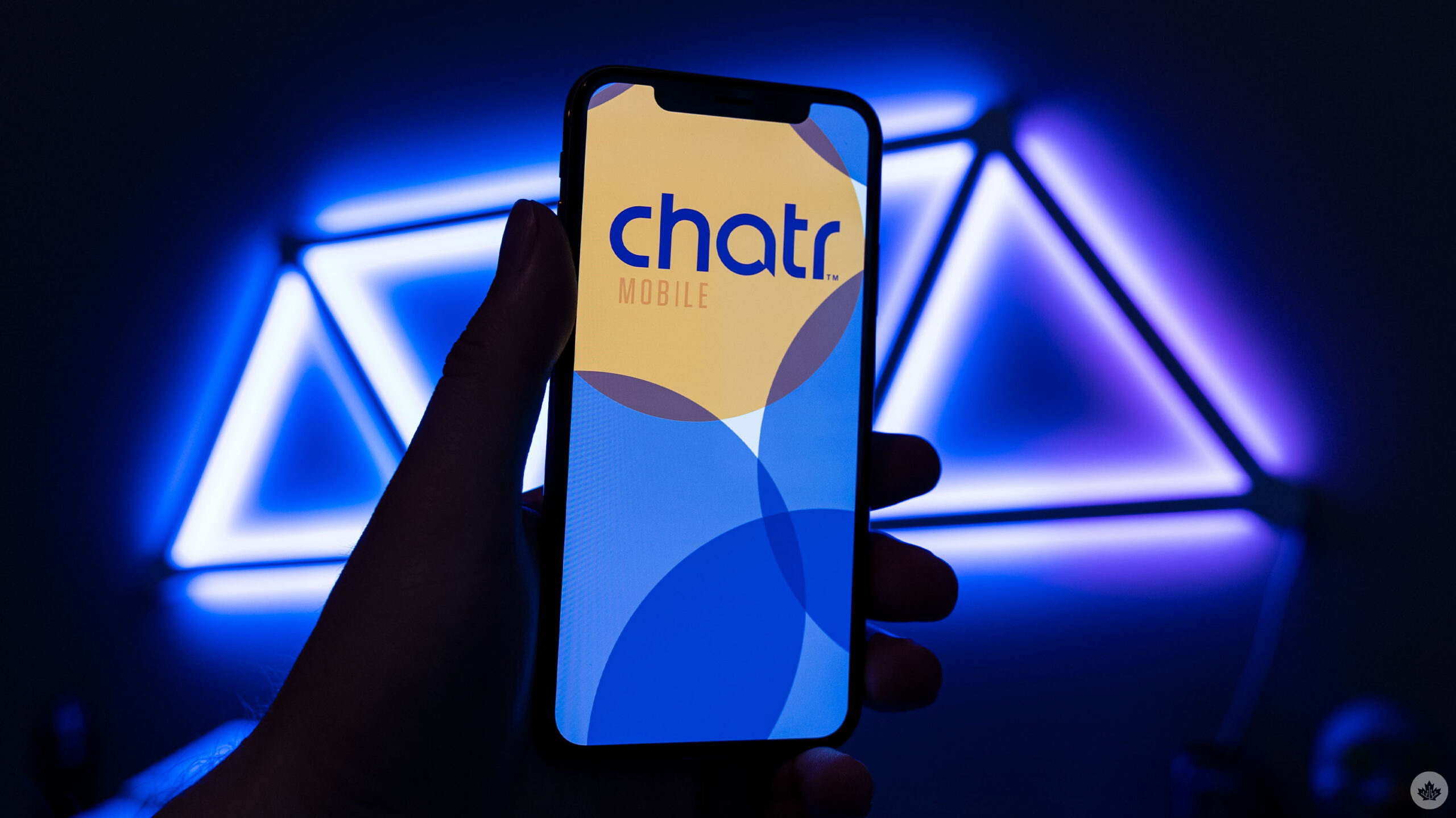 Chatr logo on an iPhone