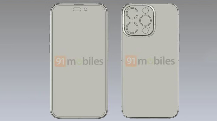 CAD renders show what the iPhone 14 Pro might look like thumbnail