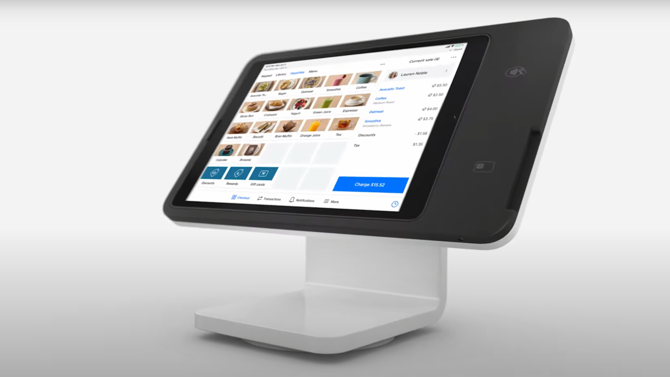 Square dévoile le nouveau point de vente iPad Square Stand avec lecteur de carte intégré