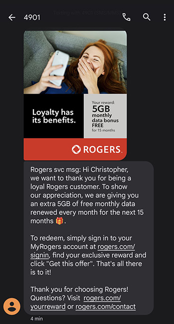 Rogers 5G offer