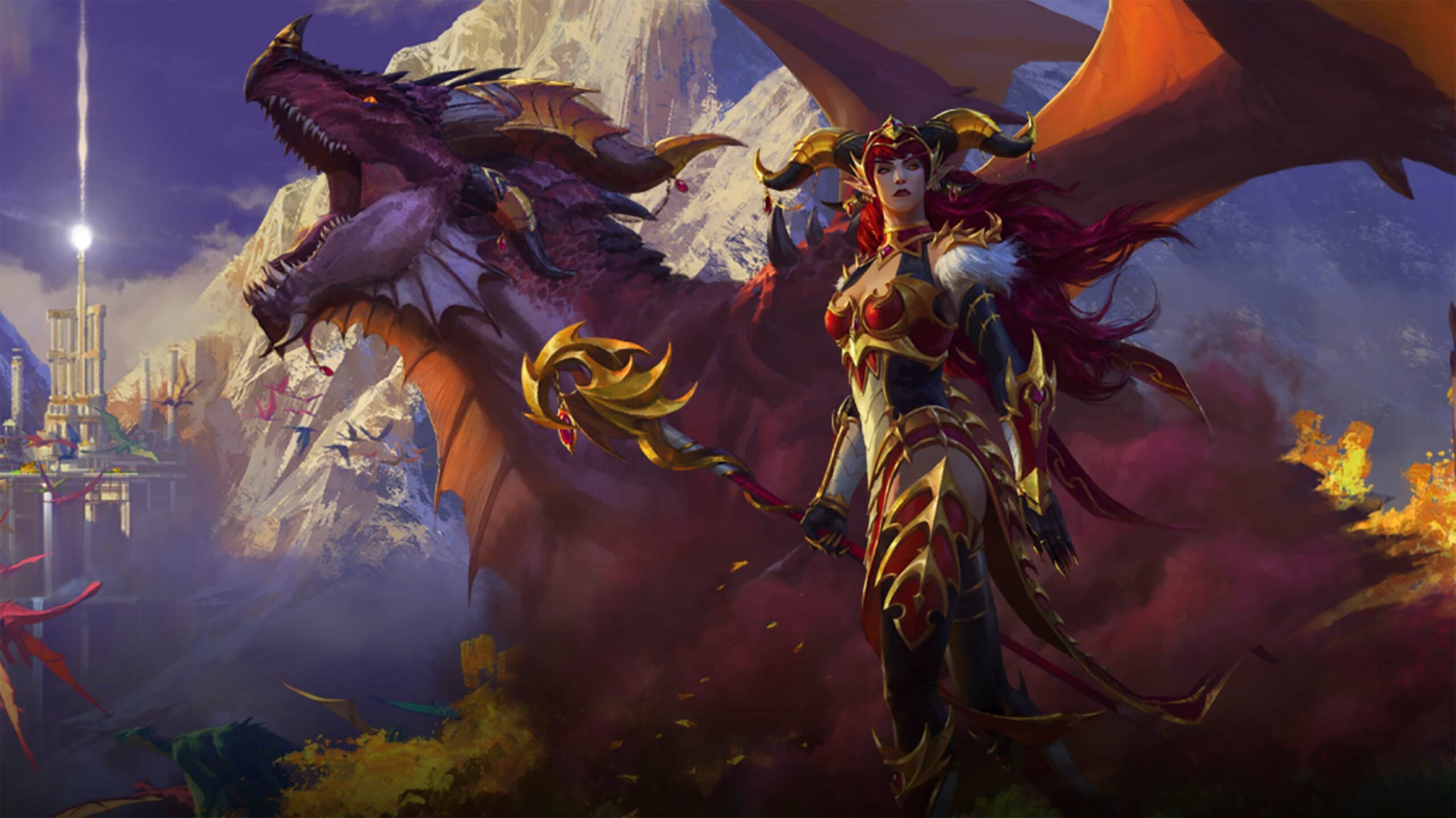 Warcraft Dragon Sorceress