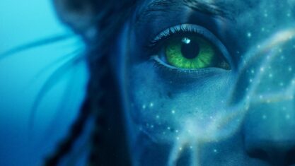 Avatar blue person eye