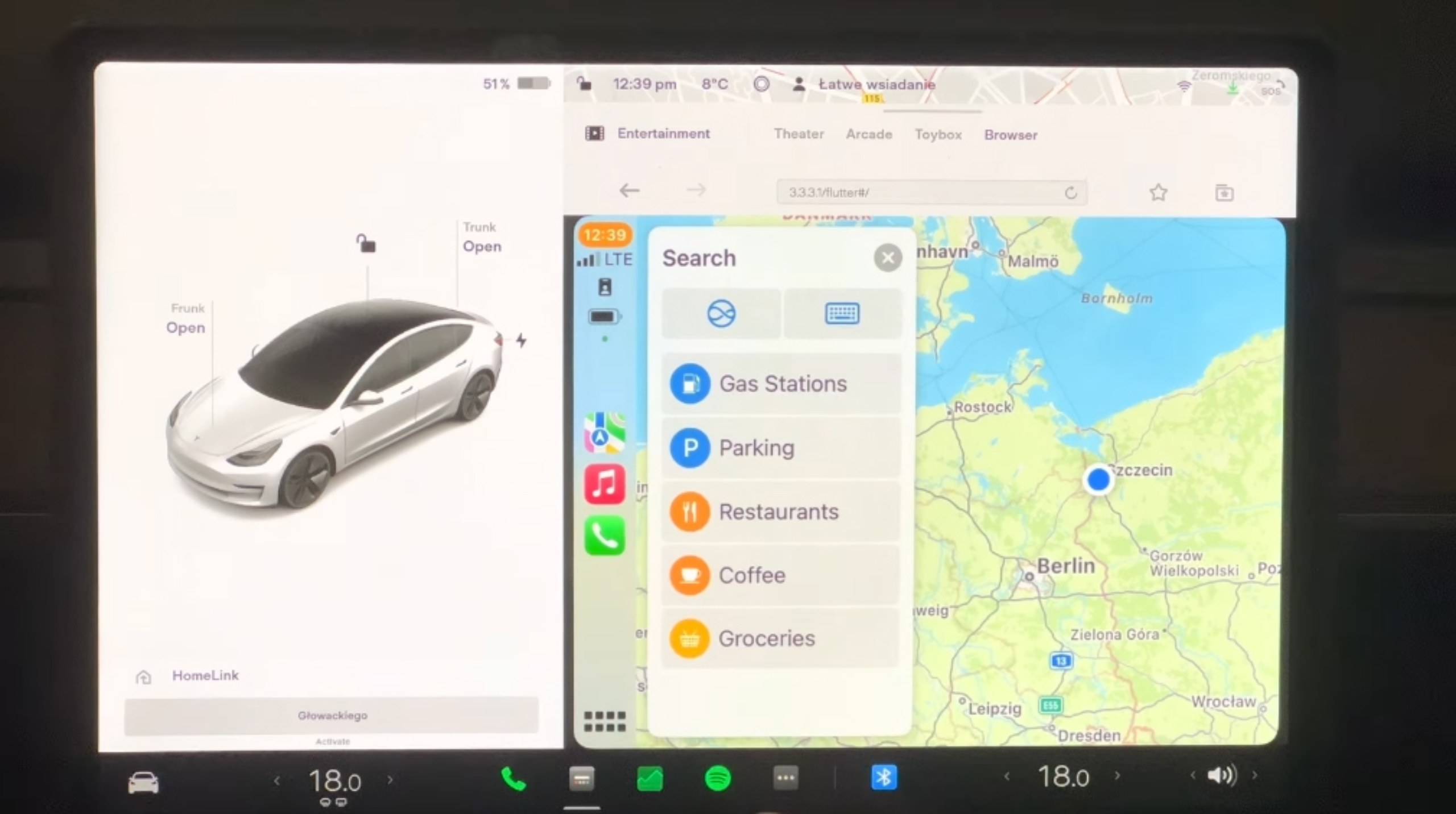 La actualización de Apple CarPlay para Tesla incluye soporte para todos los modelos