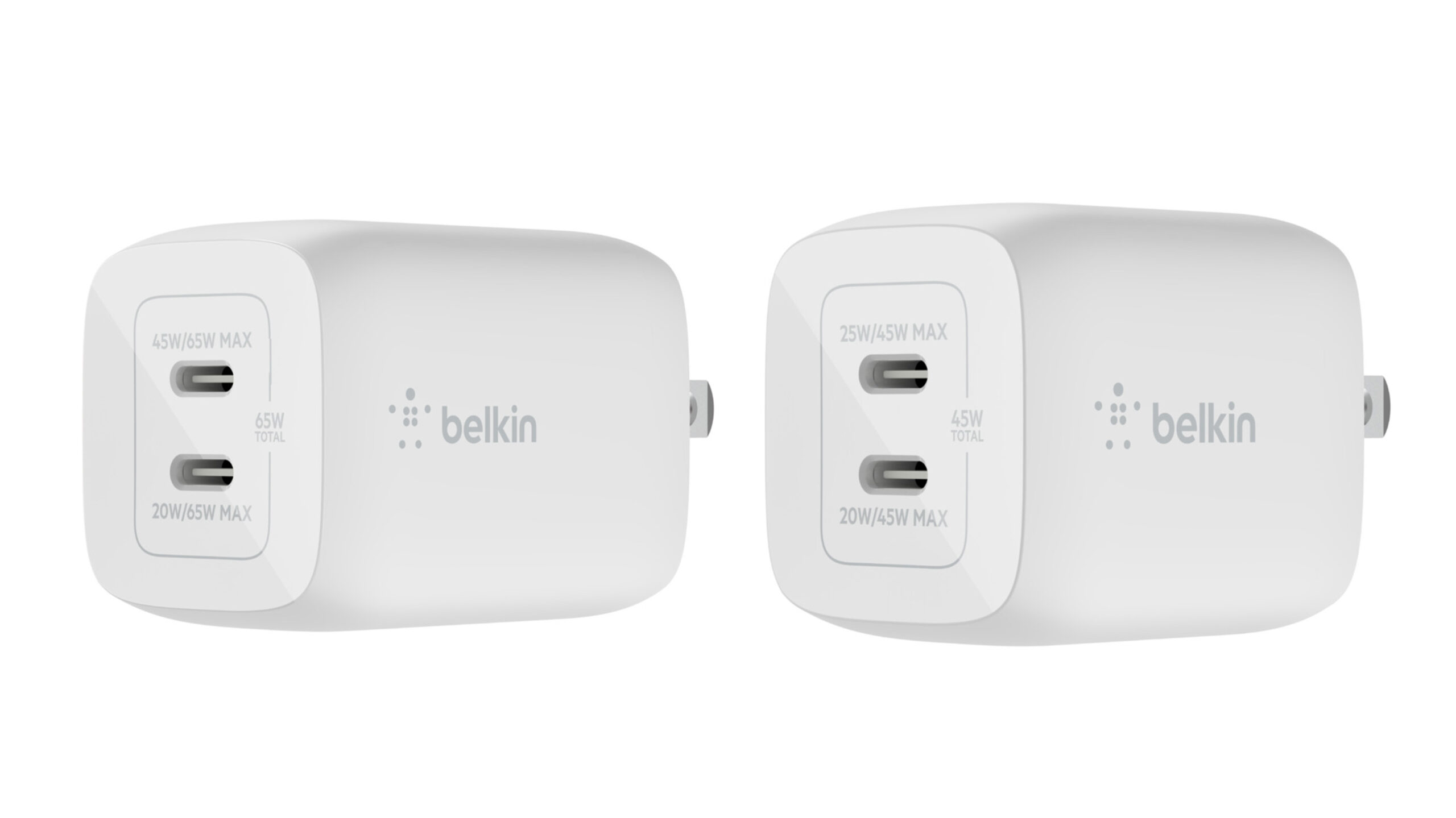 Belkin goes GaN, launches new 45W and 65W USB-C chargers