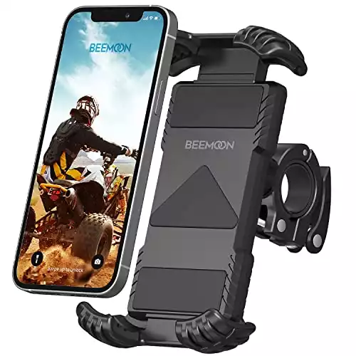 Phone Holder for Bike with Universal Cradle Clamp for iOS & Android Smartphones Motorcycle and Bicycle Holder for iPhone X 8 Plus 7 Plus Samsung Galaxy S9 S8 S7 and More TaoTronics Bike Phone Mount 