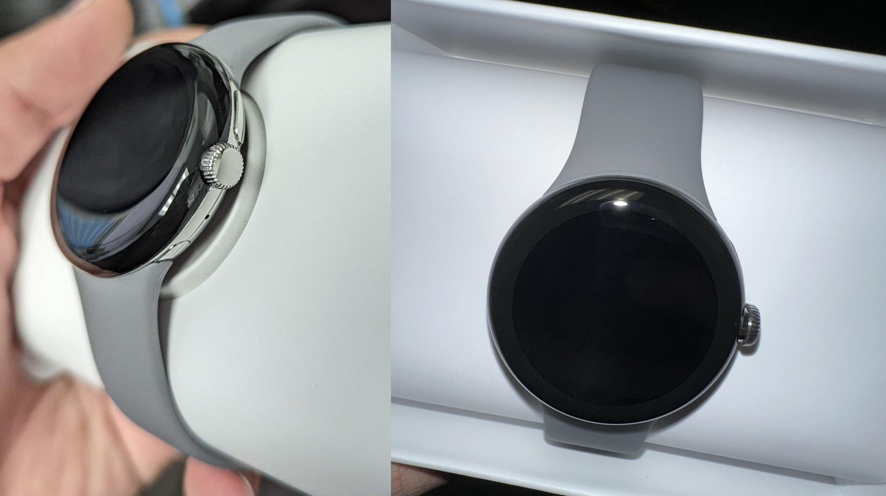 Early Pixel Watch online unboxing leak images
