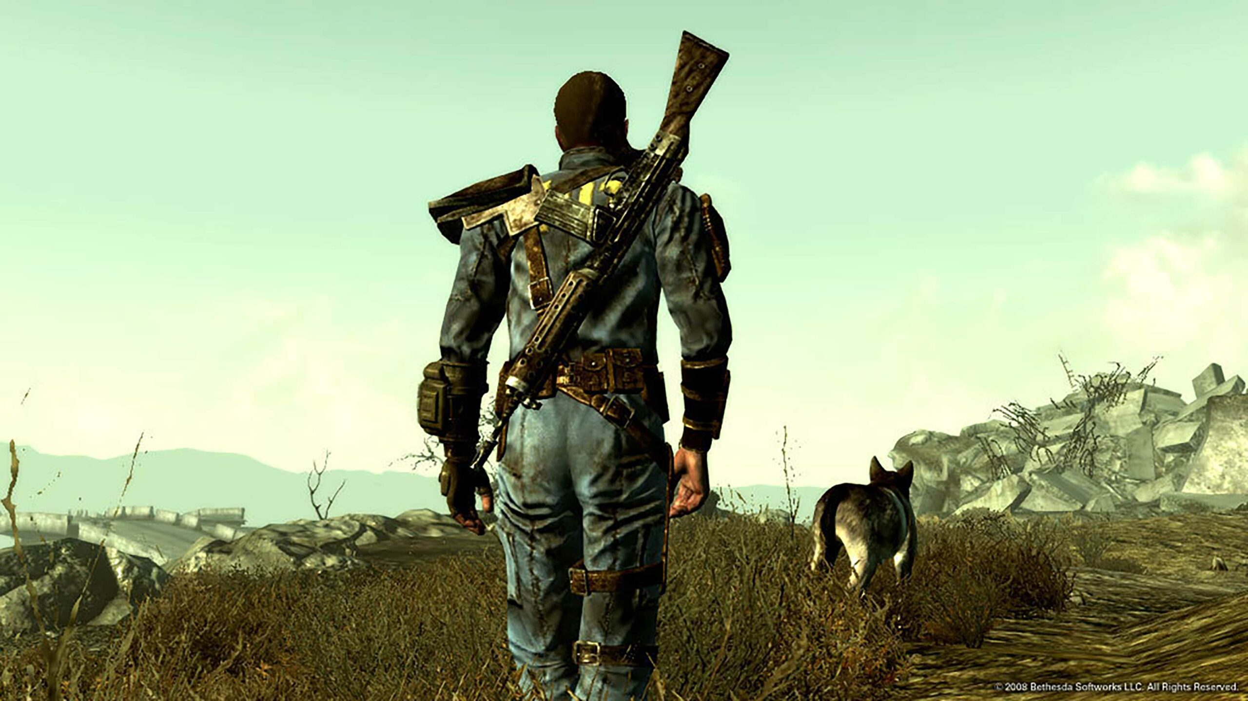 Fallout 3 wanderer with dog