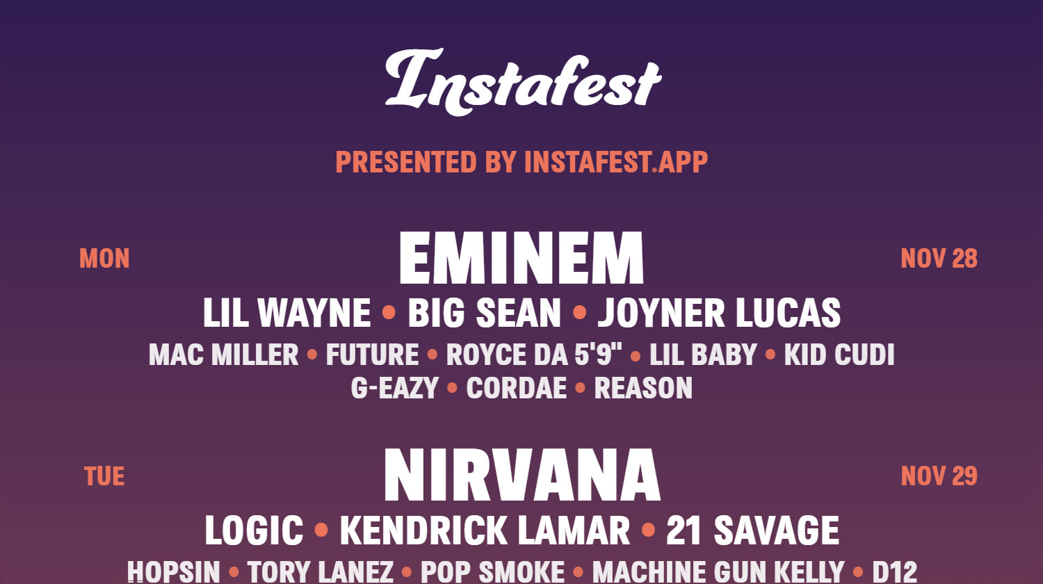 Make a fake festival artist lineup with your most-played Spotify artists