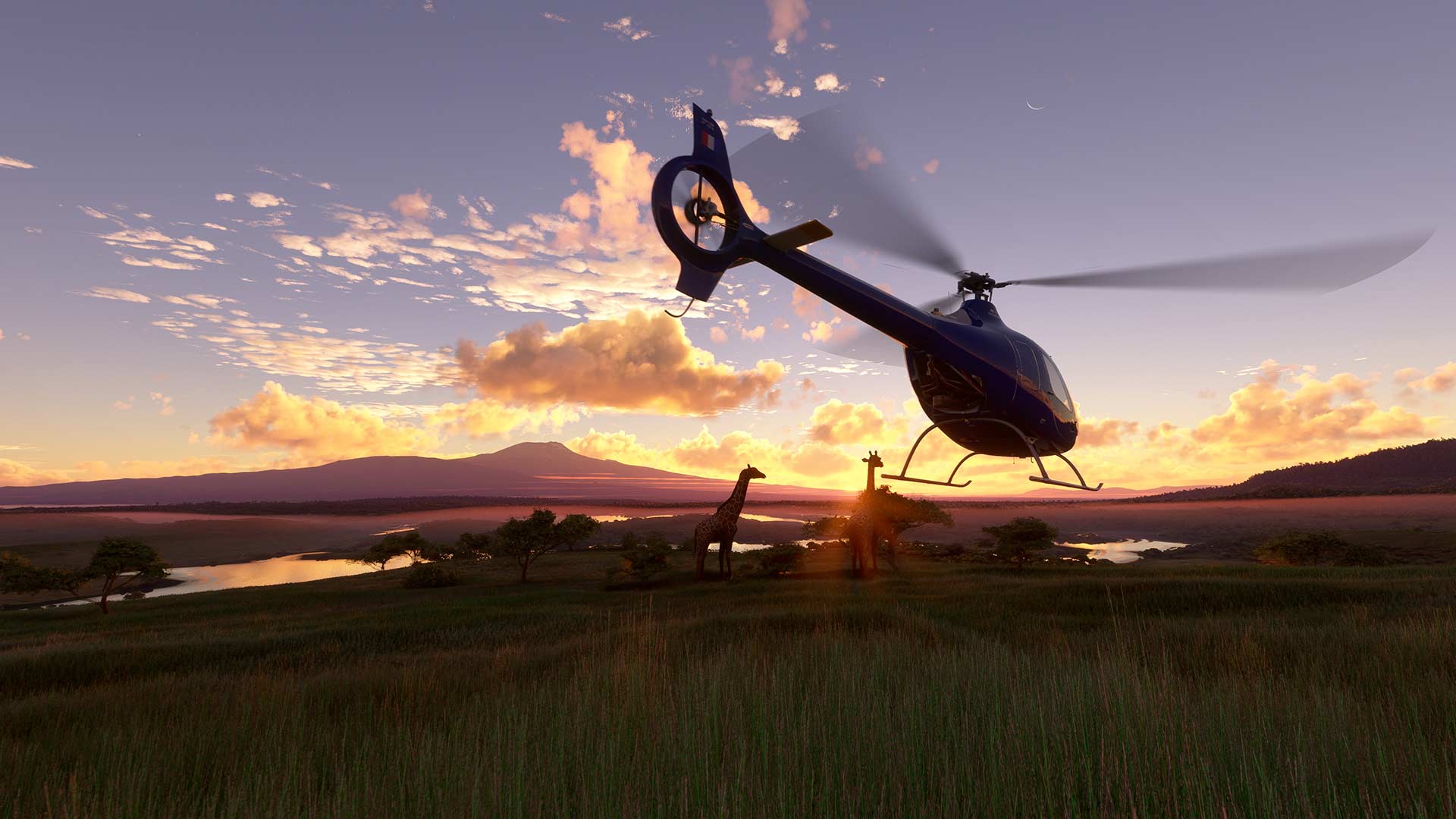 Microsoft Flight Simulator helicopter