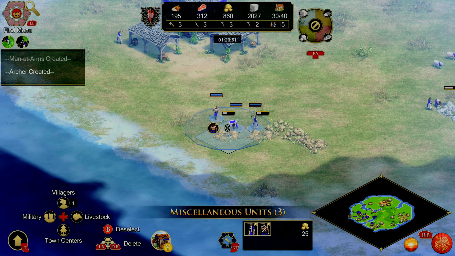 Age II console screenshot