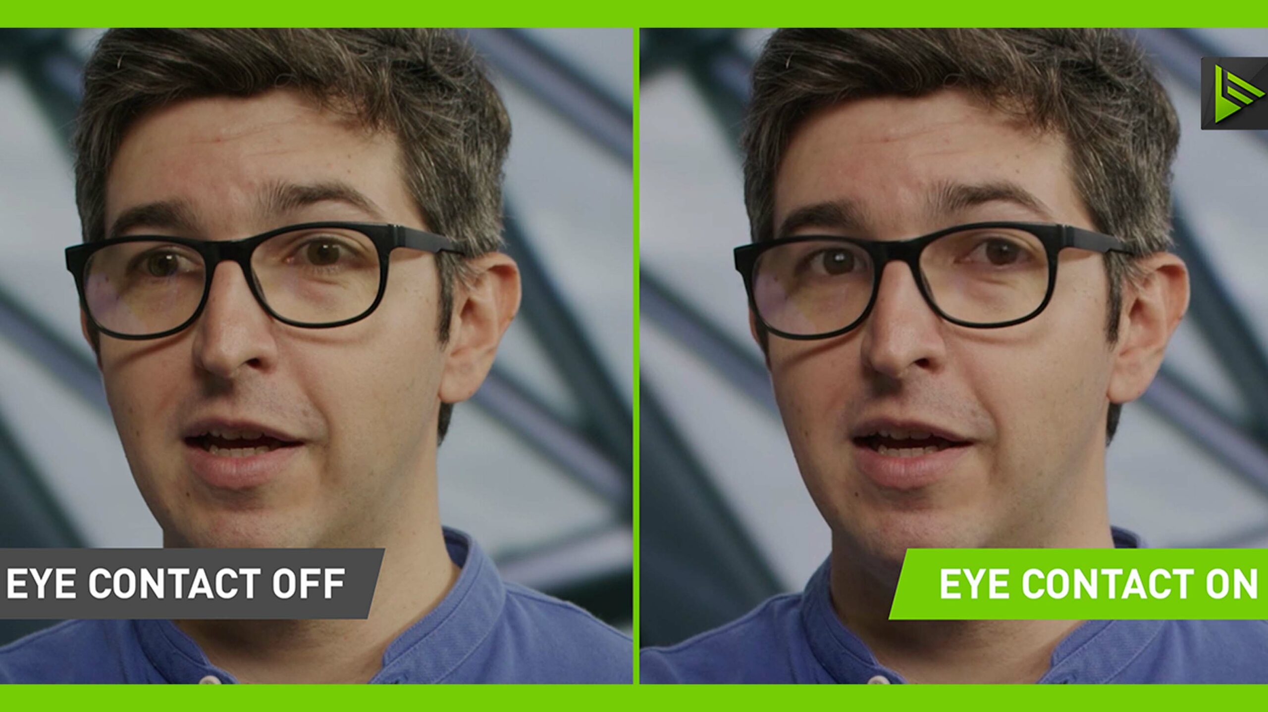 Nvidia’s eye contact feature looks creepy as hell