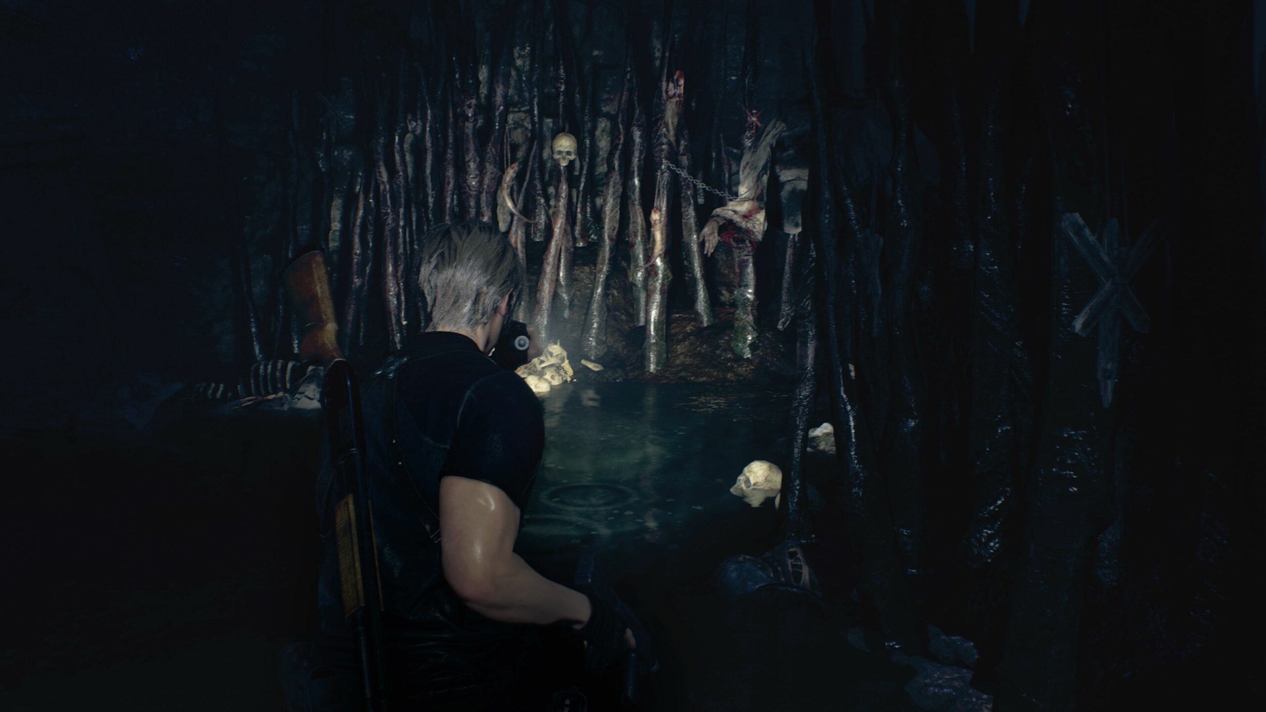 Resident Evil 4 spooky cave