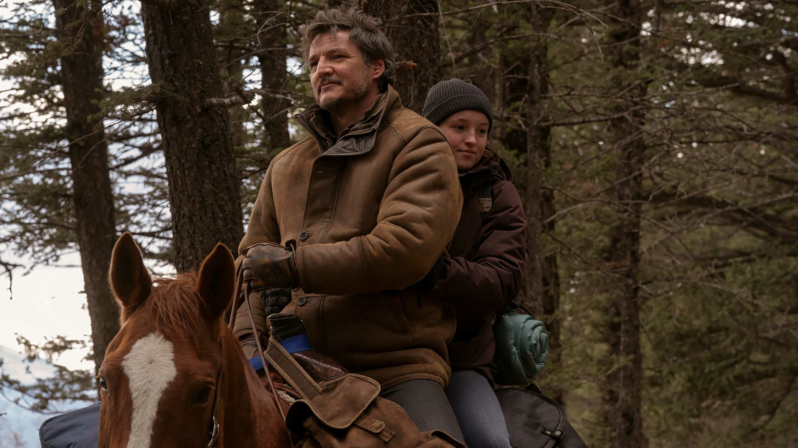 The Last of Us Joel and Ellie on horse
