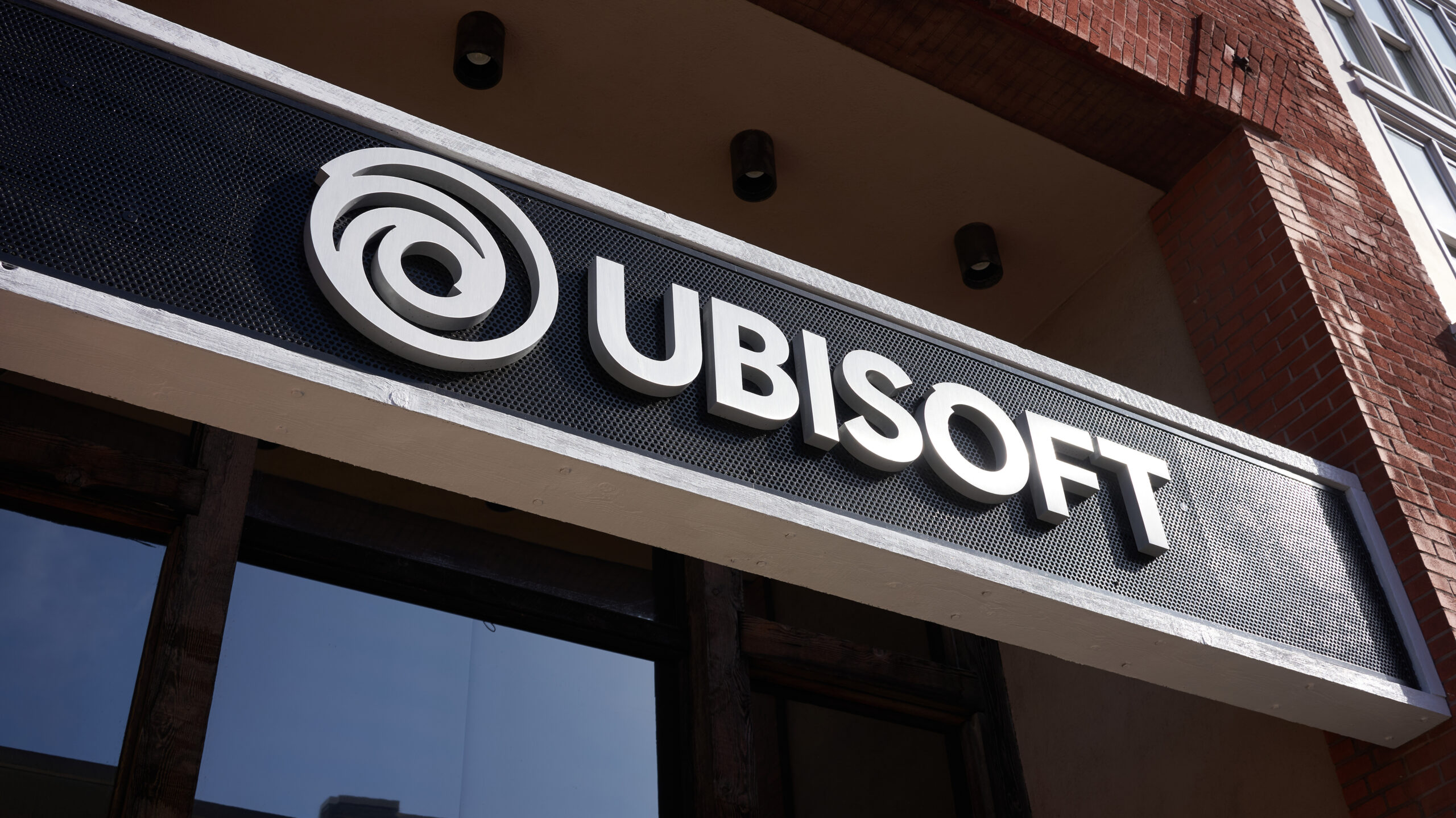 Ubisoft logo on a building