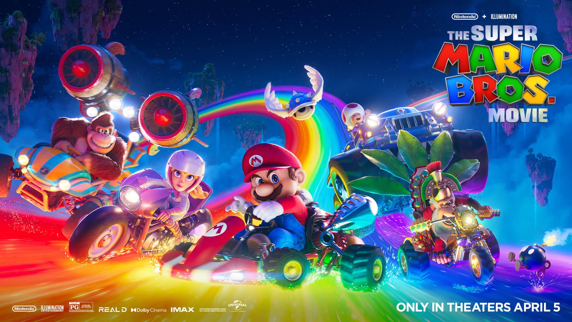 The Super Mario Bros. Movie Mario Kart poster