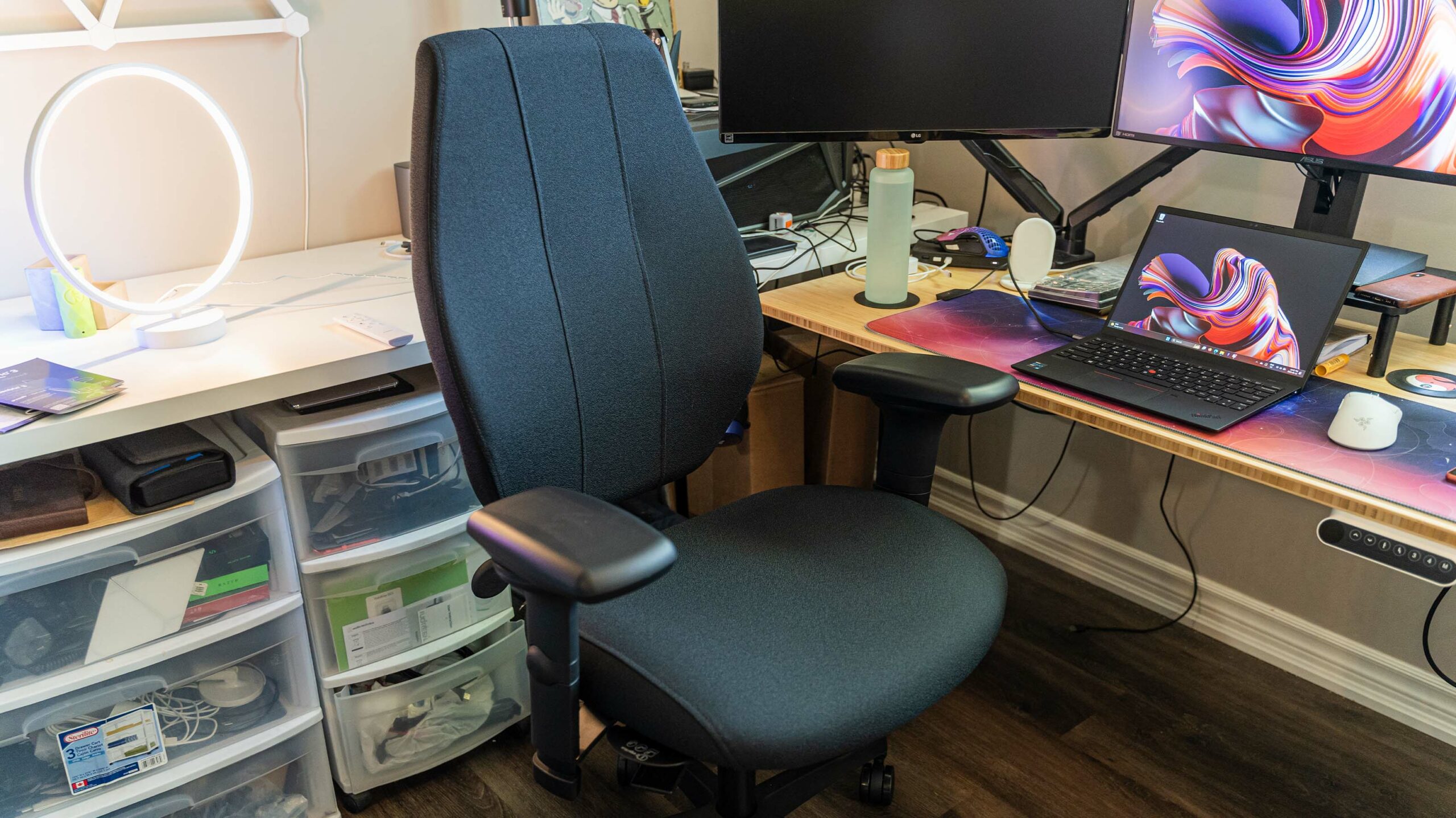 Staples-exclusive airCentric 3 chair brought improved ergonomics to my home office