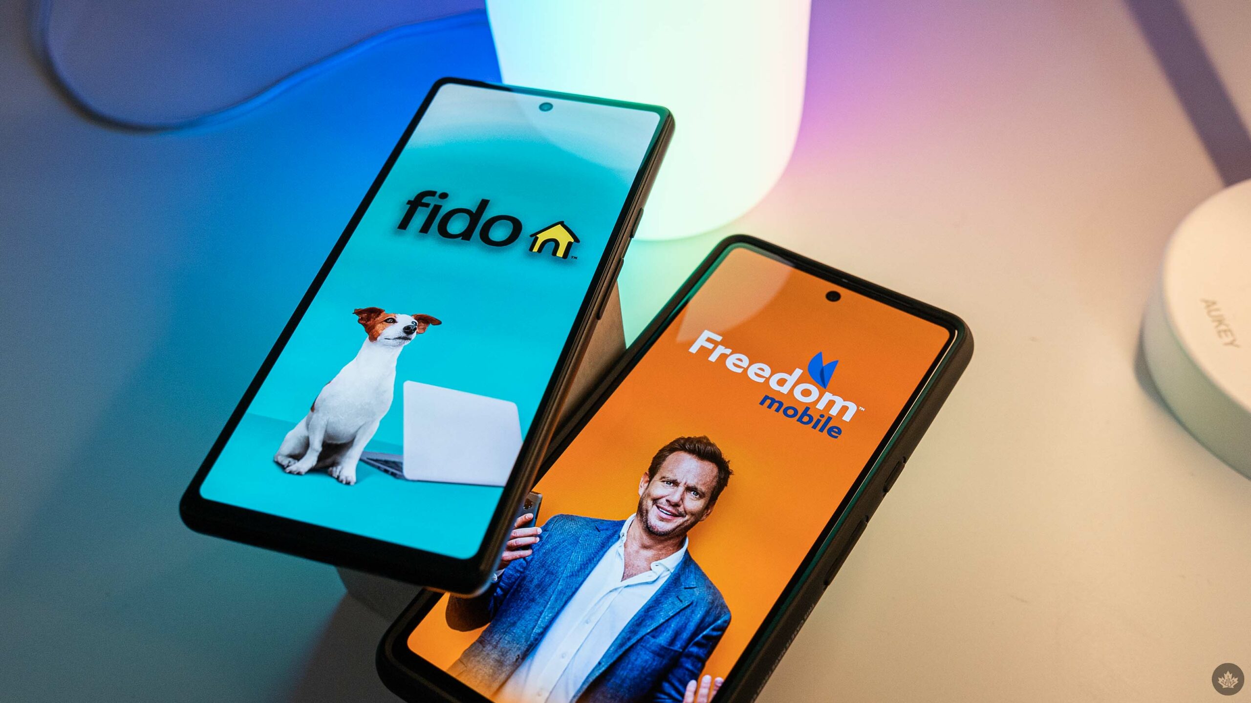 Fido and Freedom on phones.