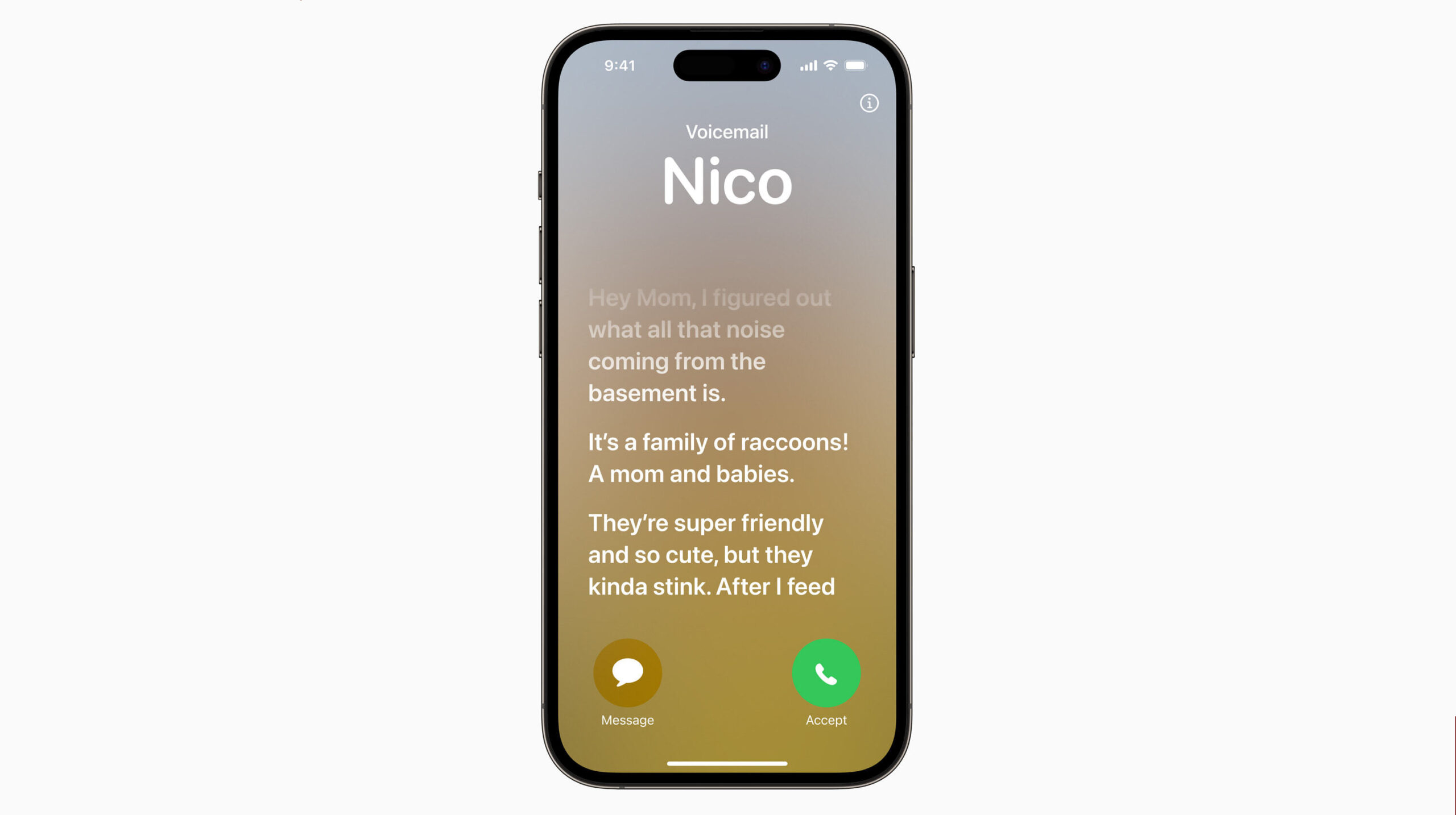 Live Voicemail on iOS 17