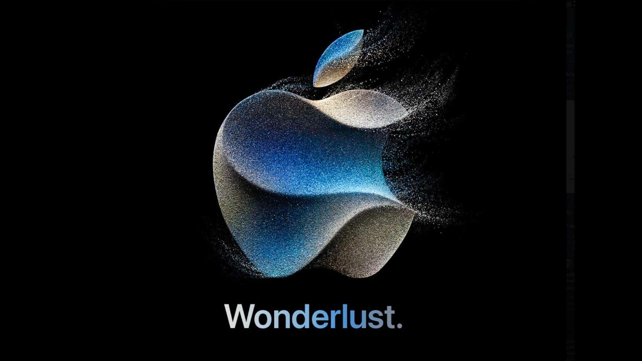 Apple officially announces Sept. 12 'Wonderlust' iPhone 15 reveal event