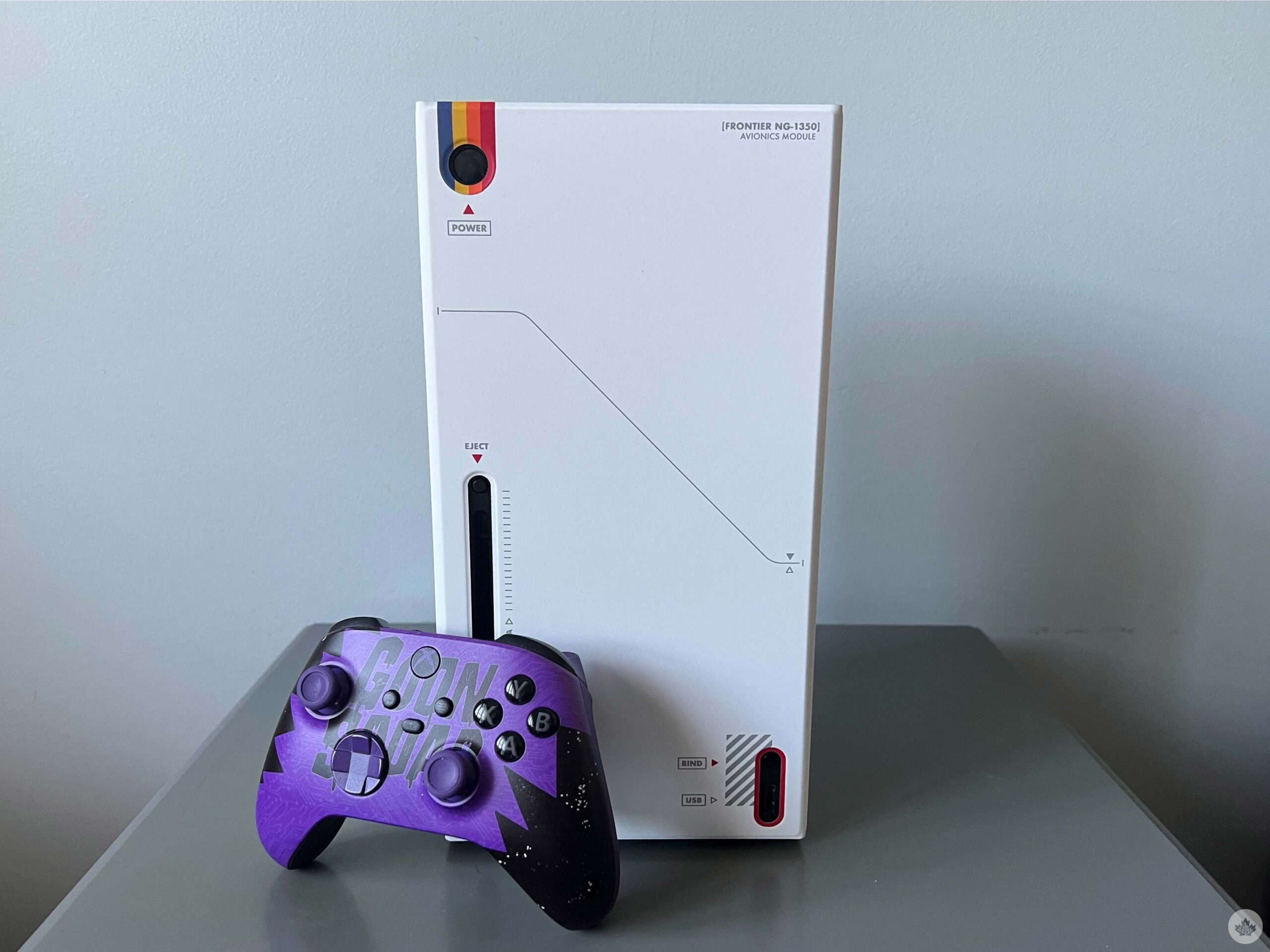 Starfield Series X console with purple Space Jam controller